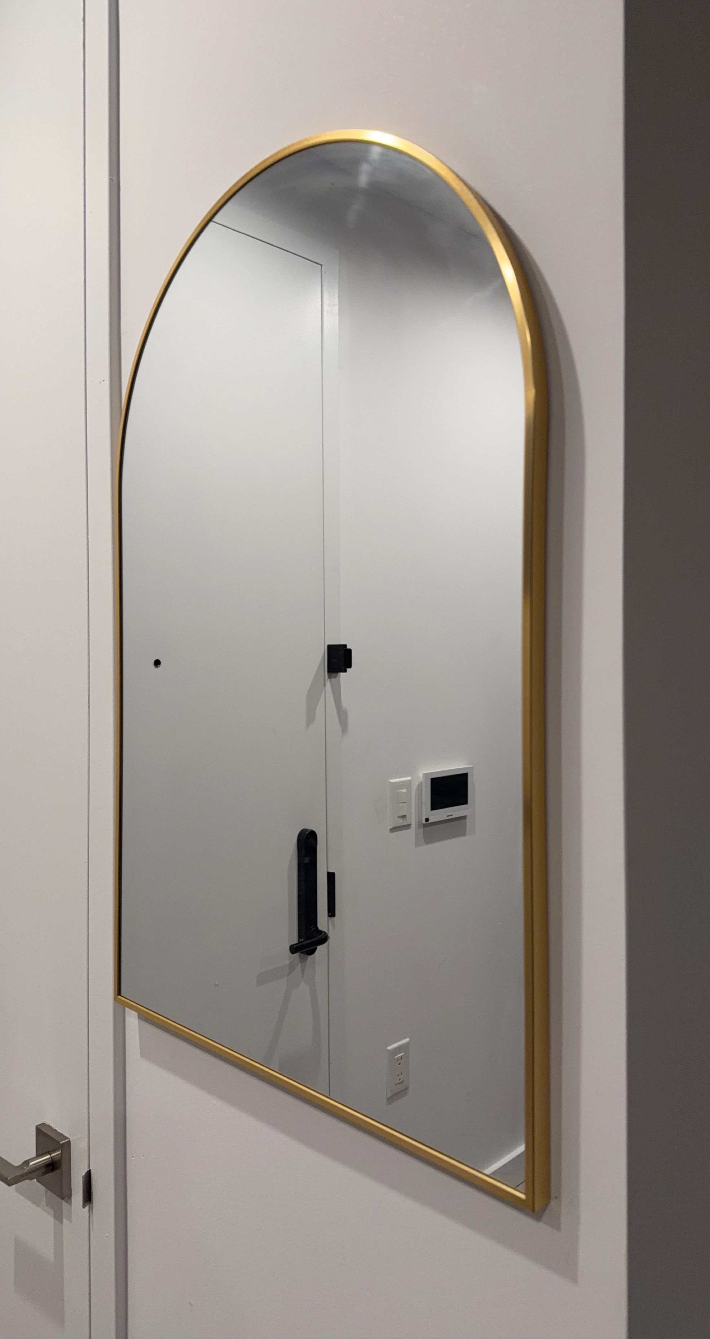 Gold Arched Mirror