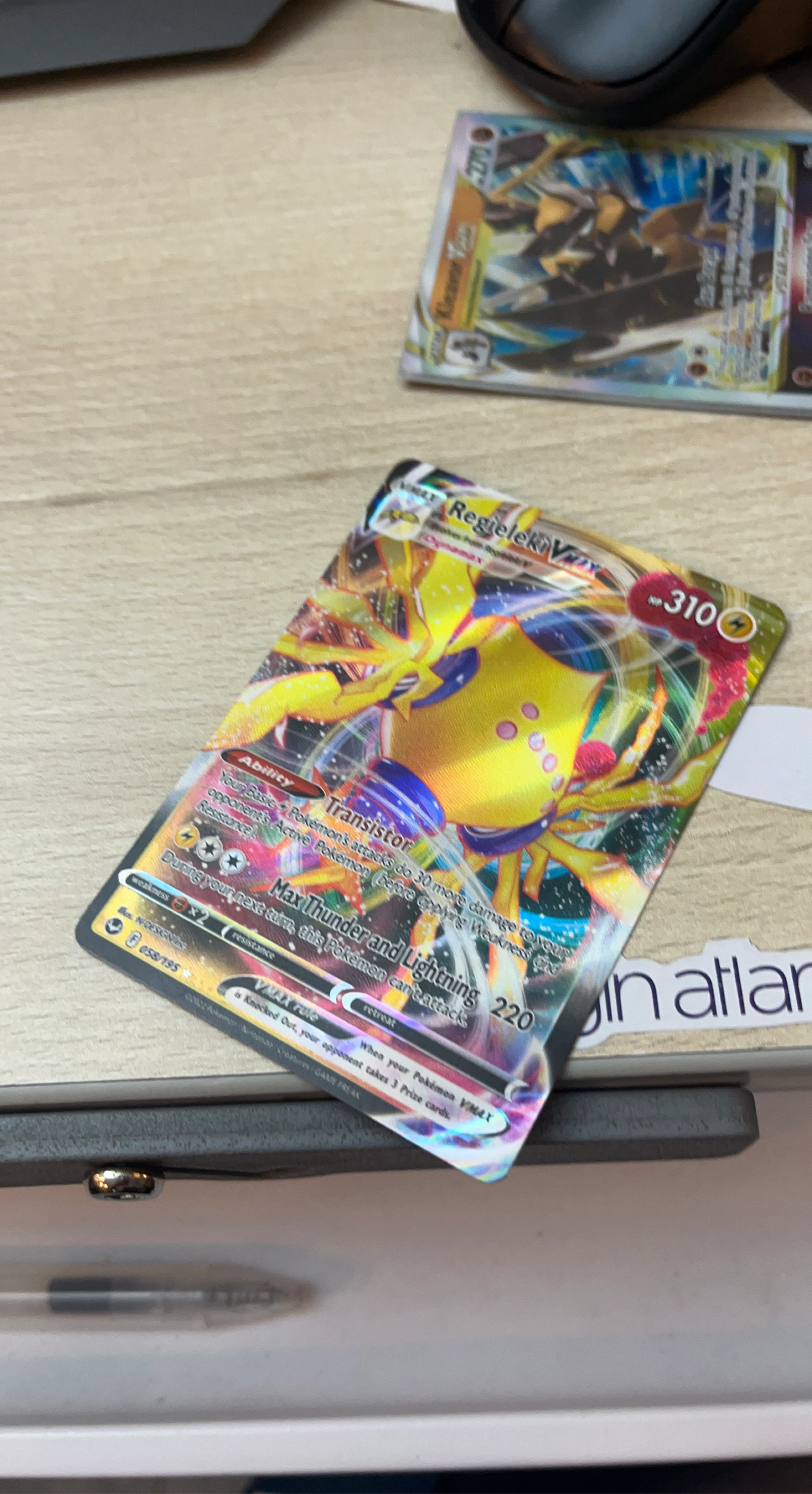 Pokemon TCG Regieleki VMAX 058/195 Card
