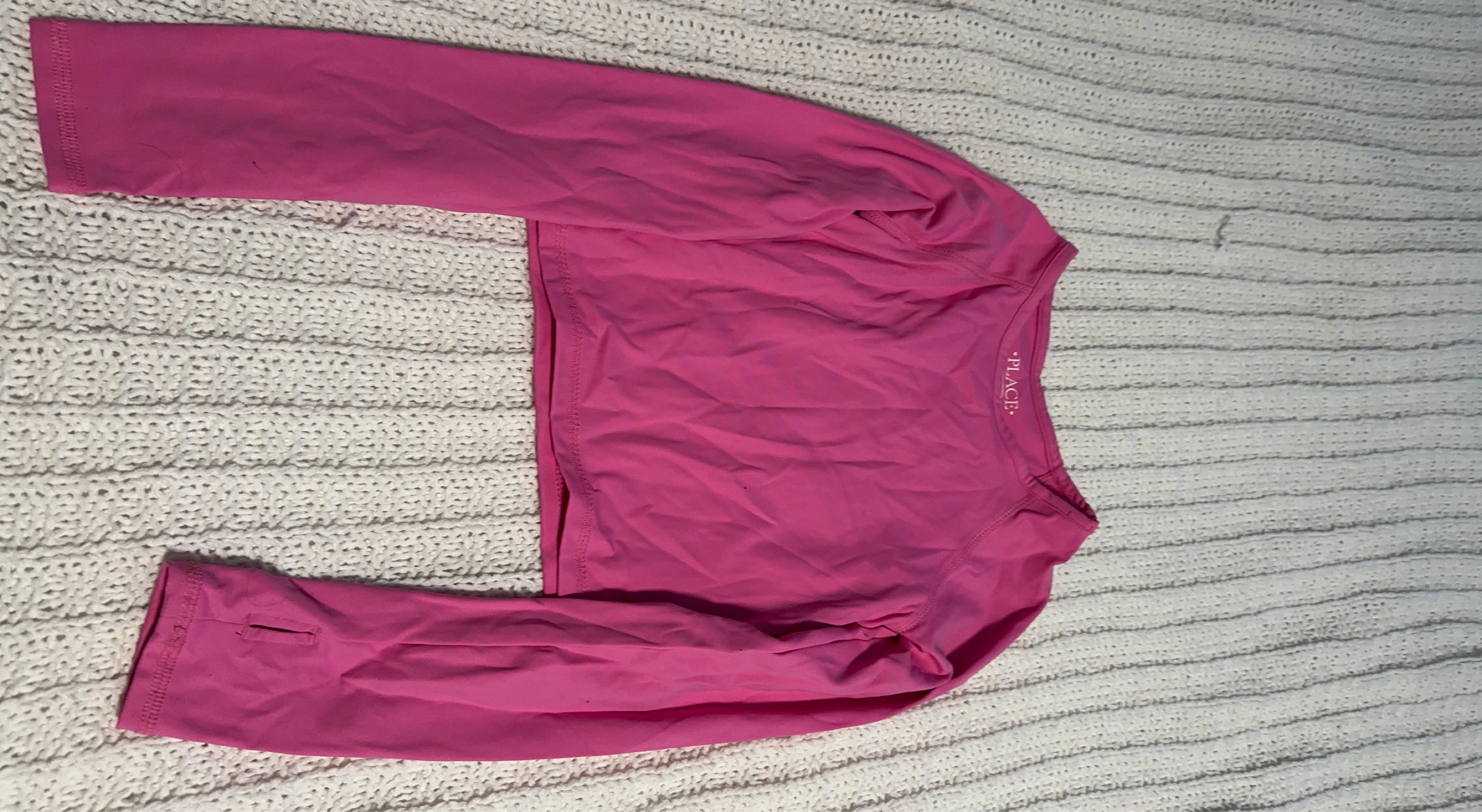 The Children's Place Pink Long Sleeve Cropped Top