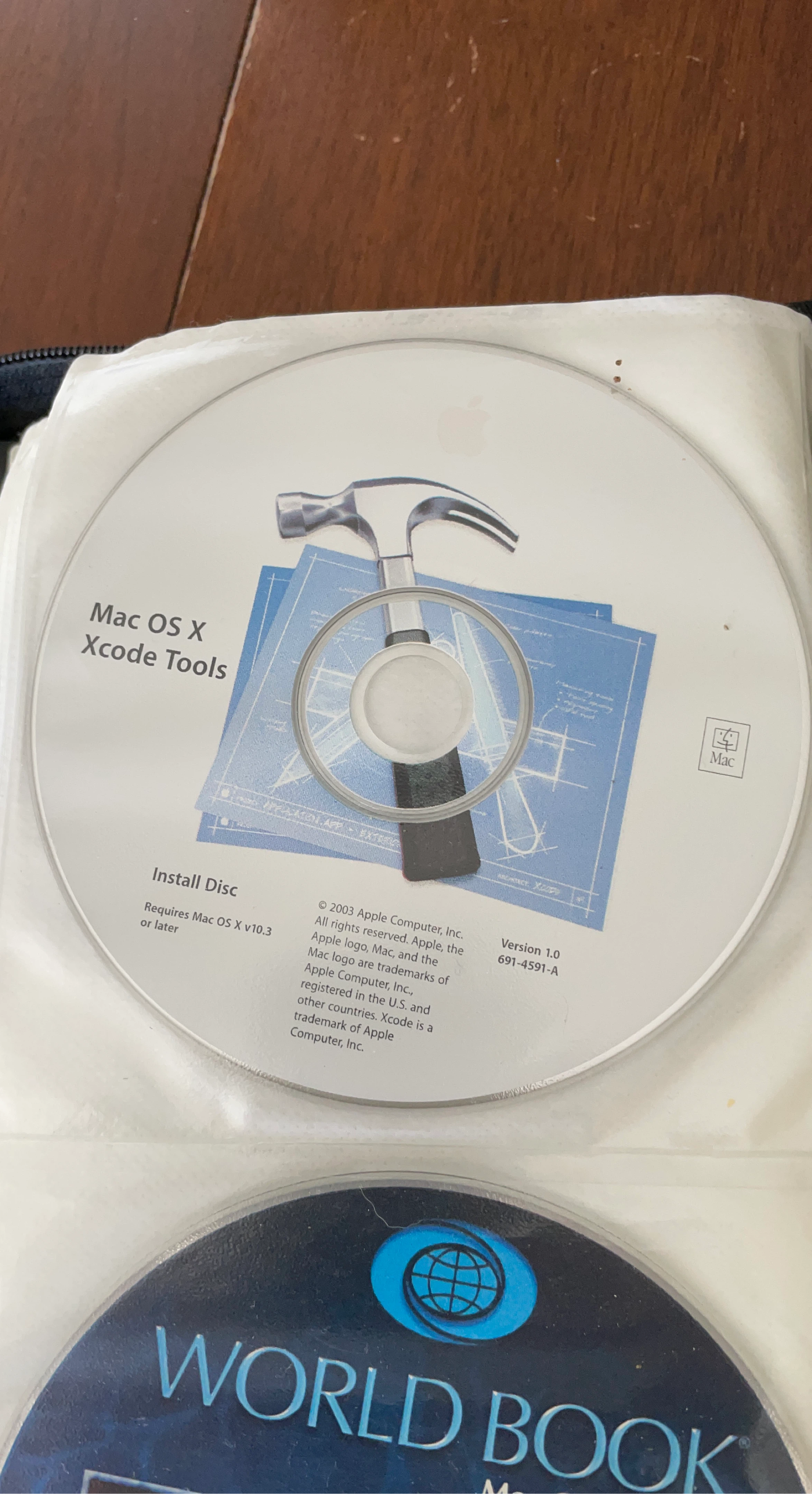 Apple Mac OS X Xcode Tools Install Disc v1.0