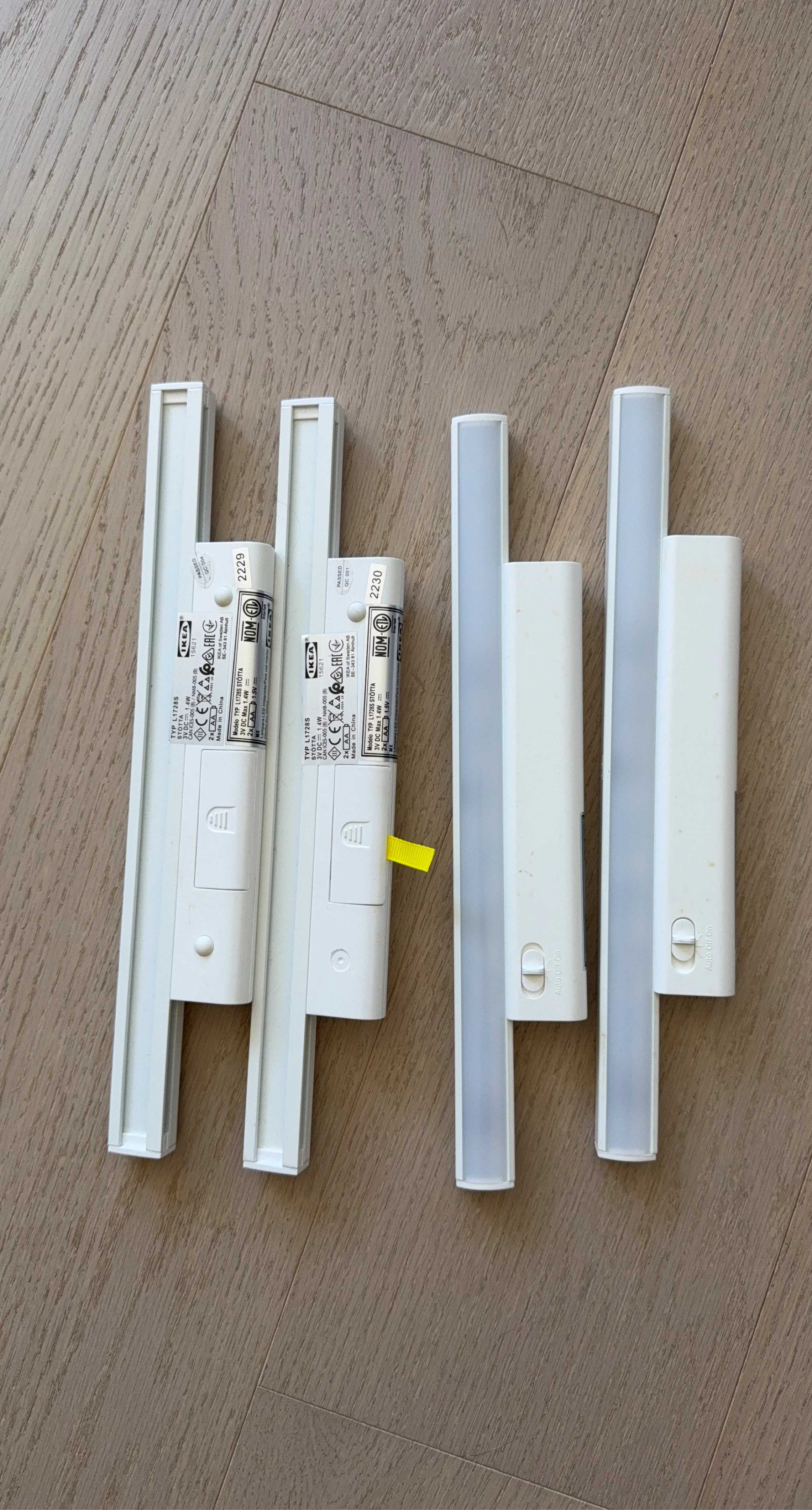IKEA LED Light Bars (Set of 4) - photo 2