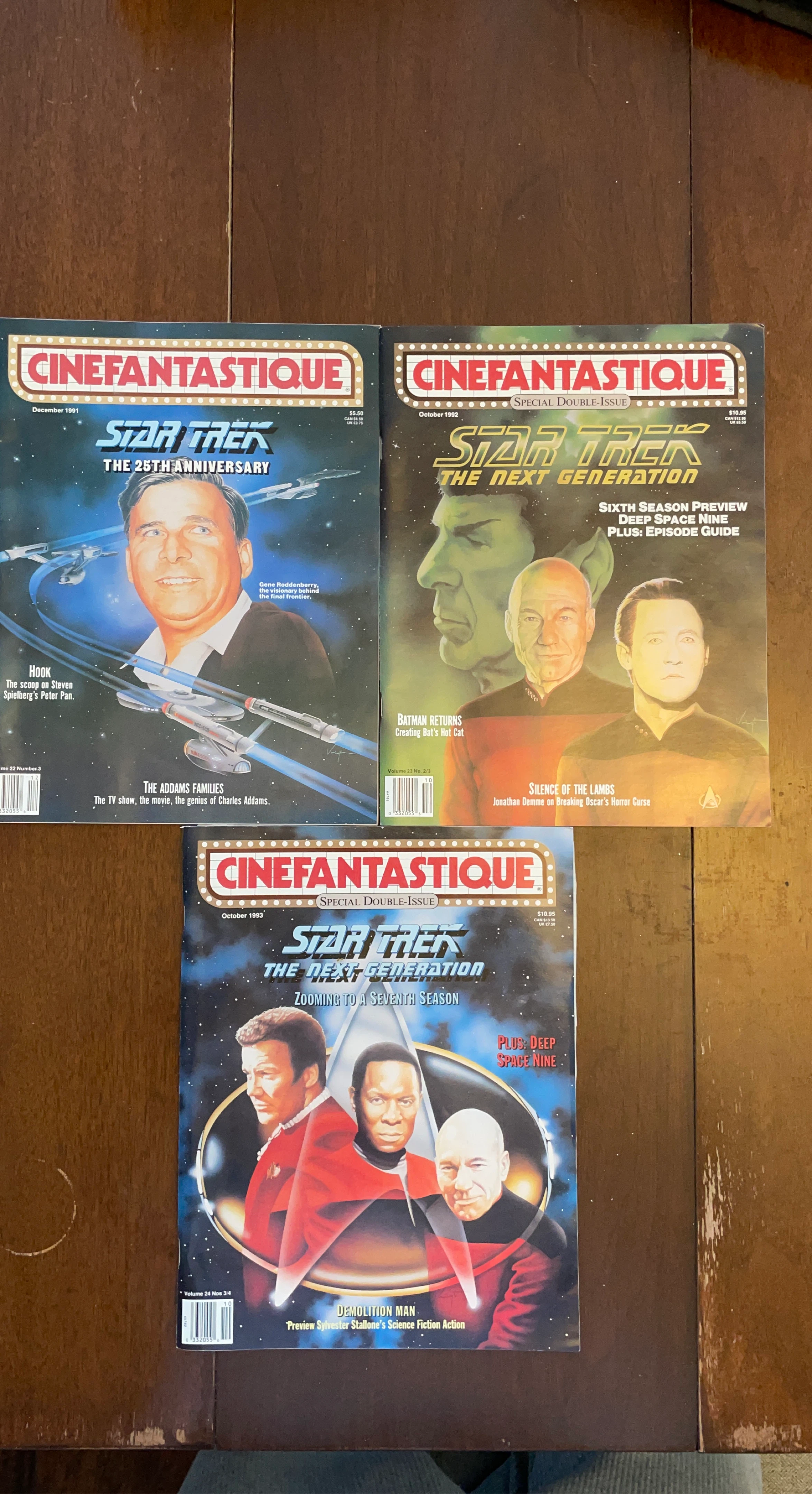 Cinefantasque Star Trek Magazine Bundle (3 issues)