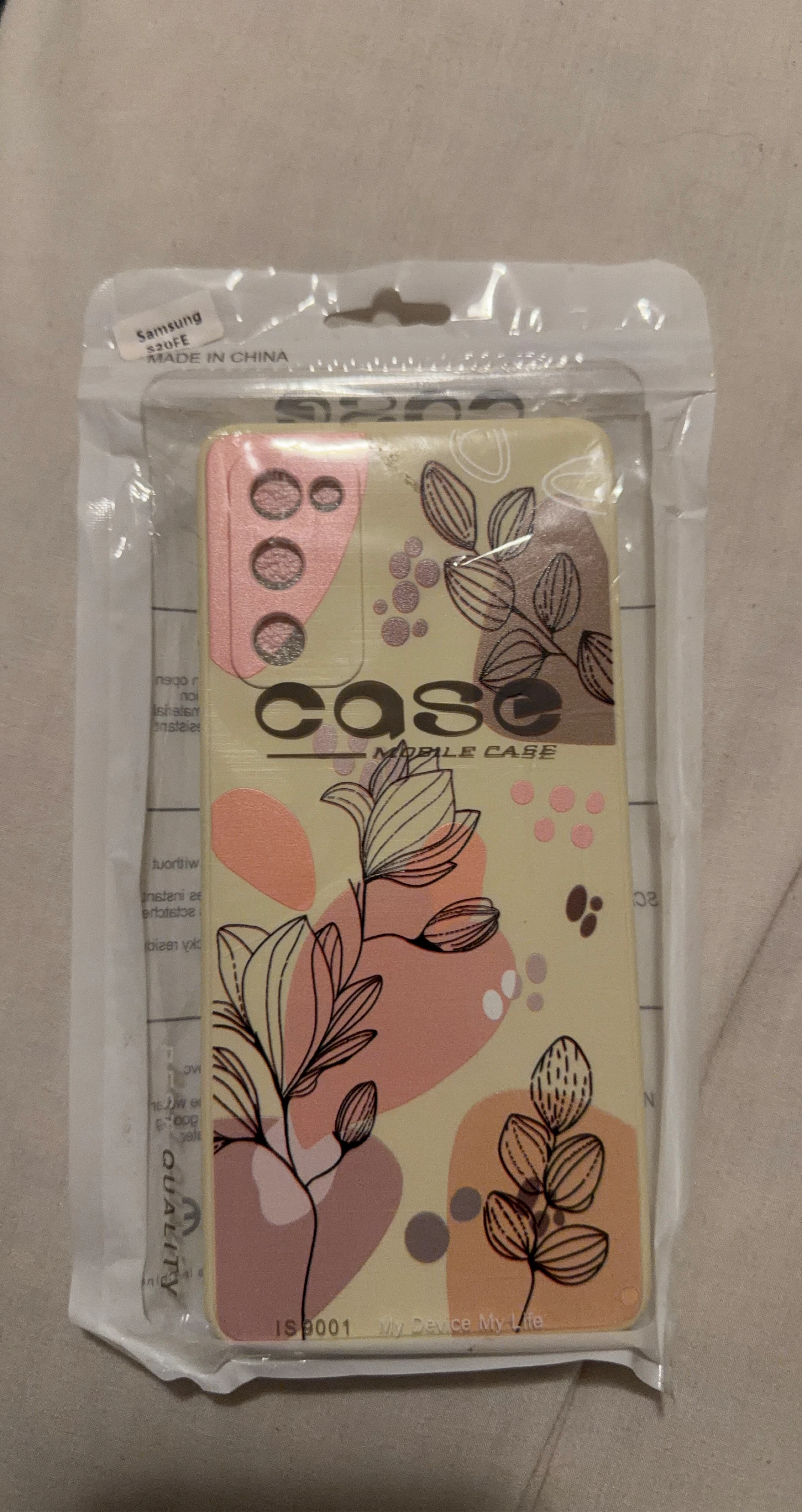 Samsung S20 FE Mobile Case with Floral Design