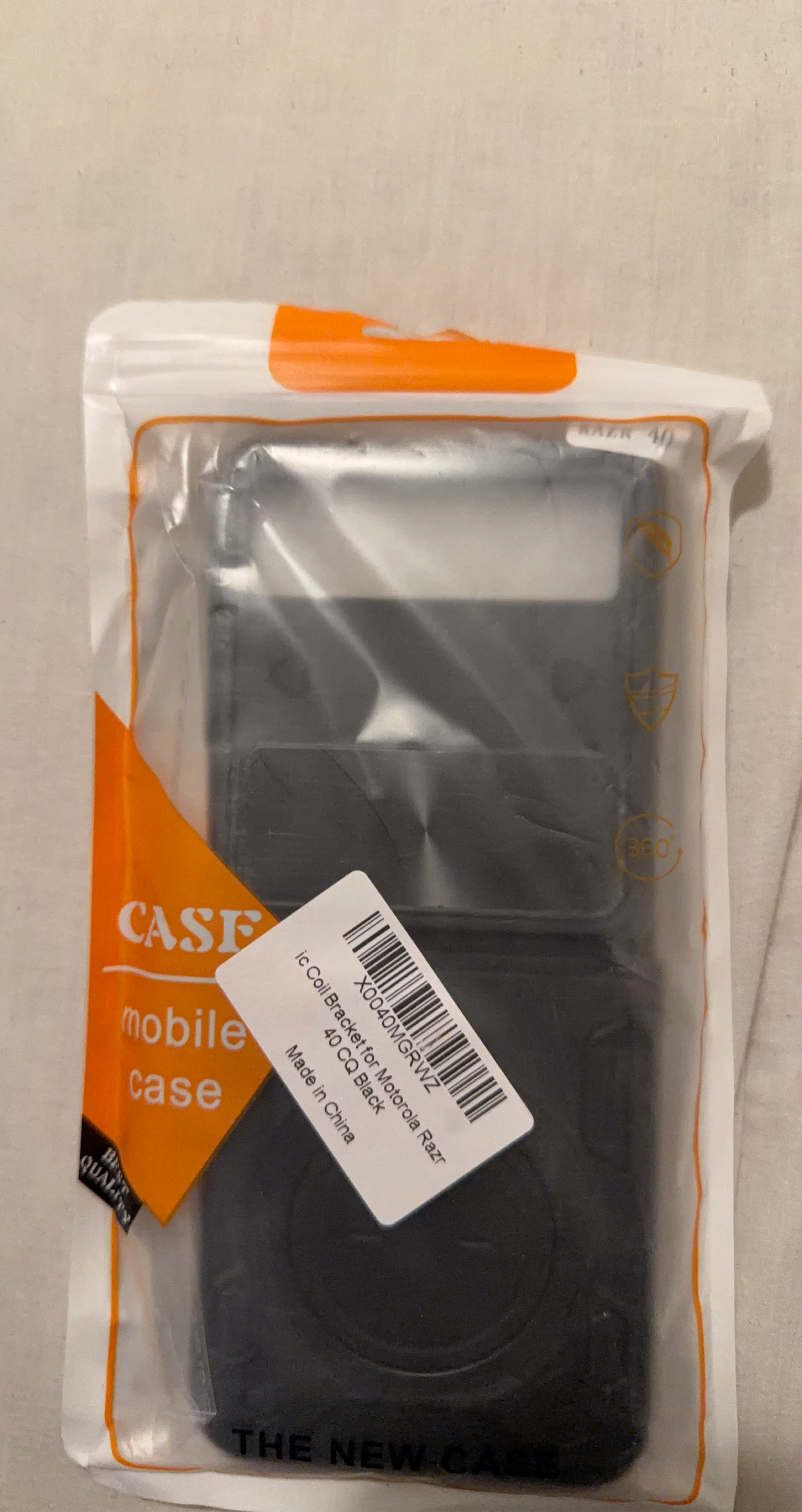 ic Coil Bracket for Motorola Razr 40 CQ Black