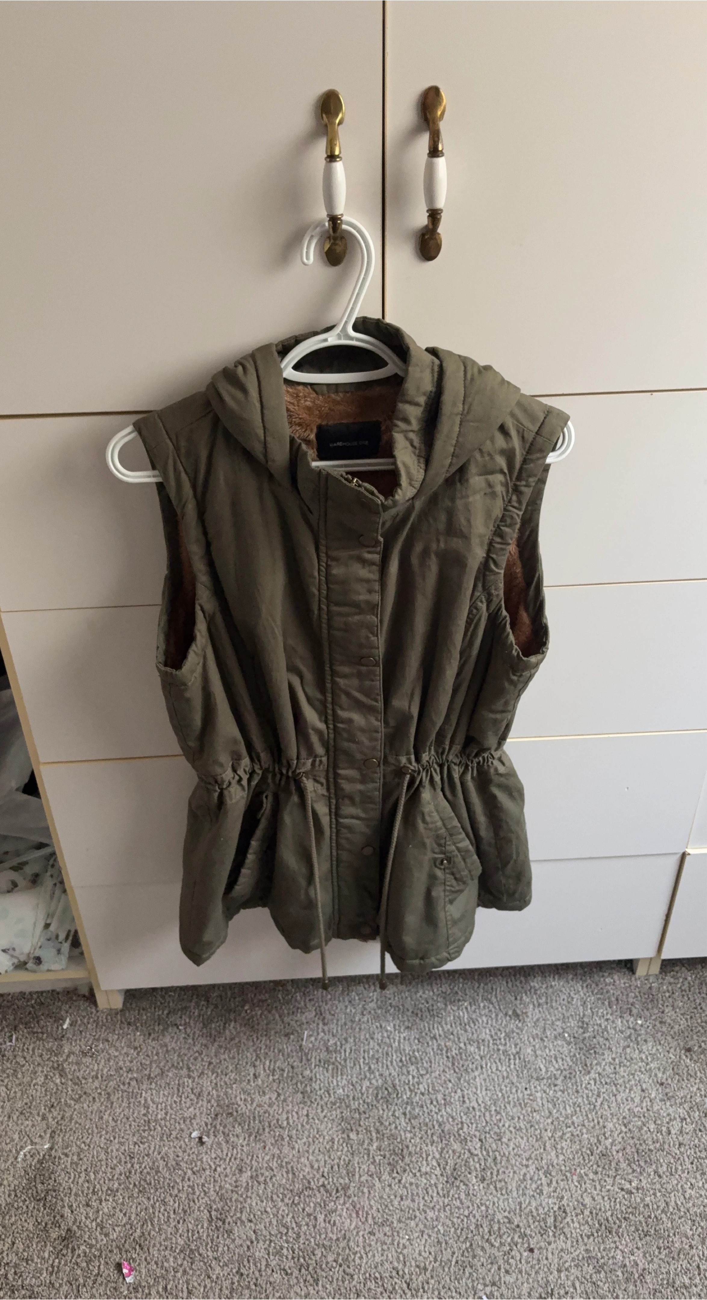 Green Hooded Vest