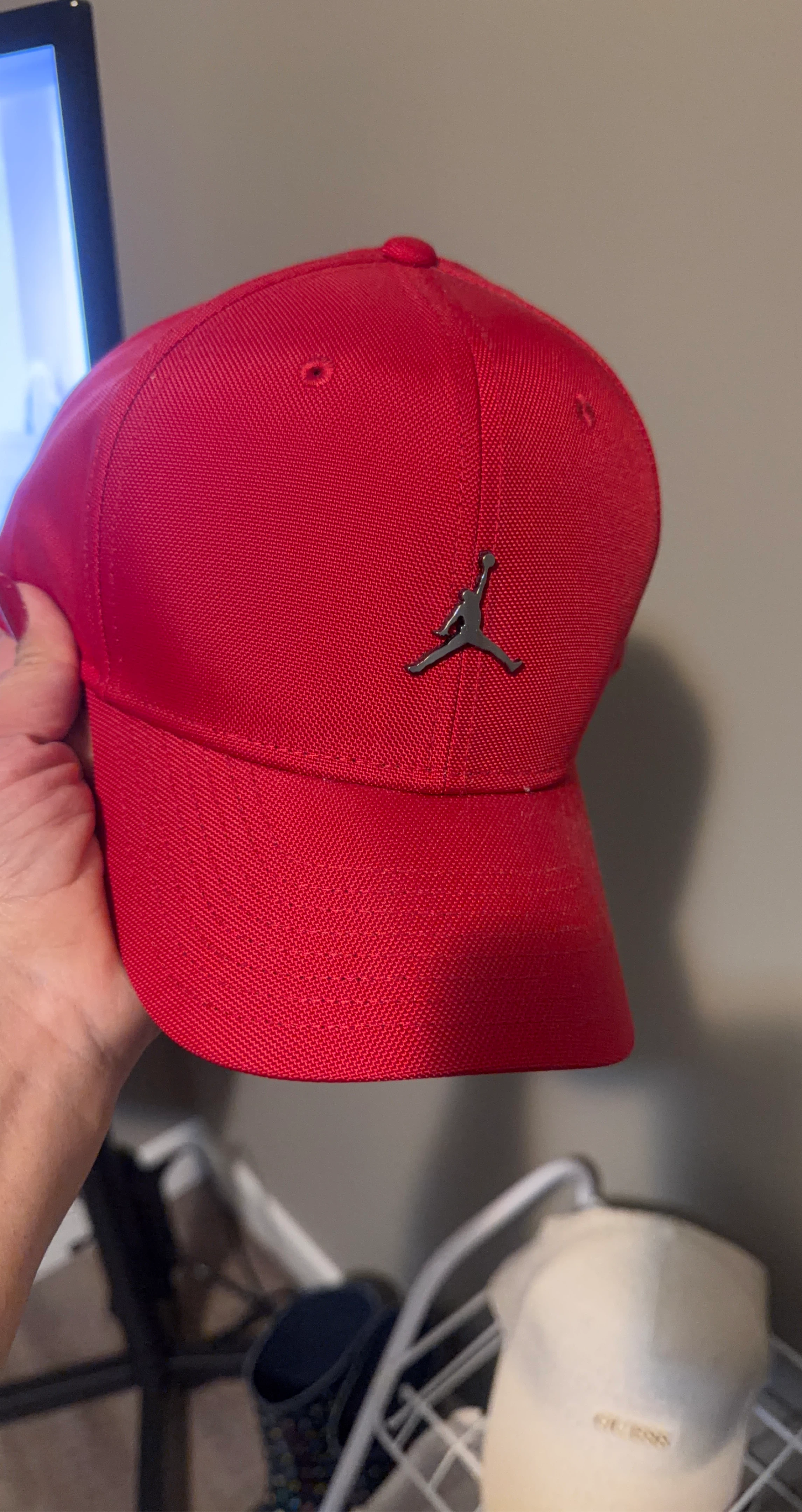 Red Jordan Baseball Cap