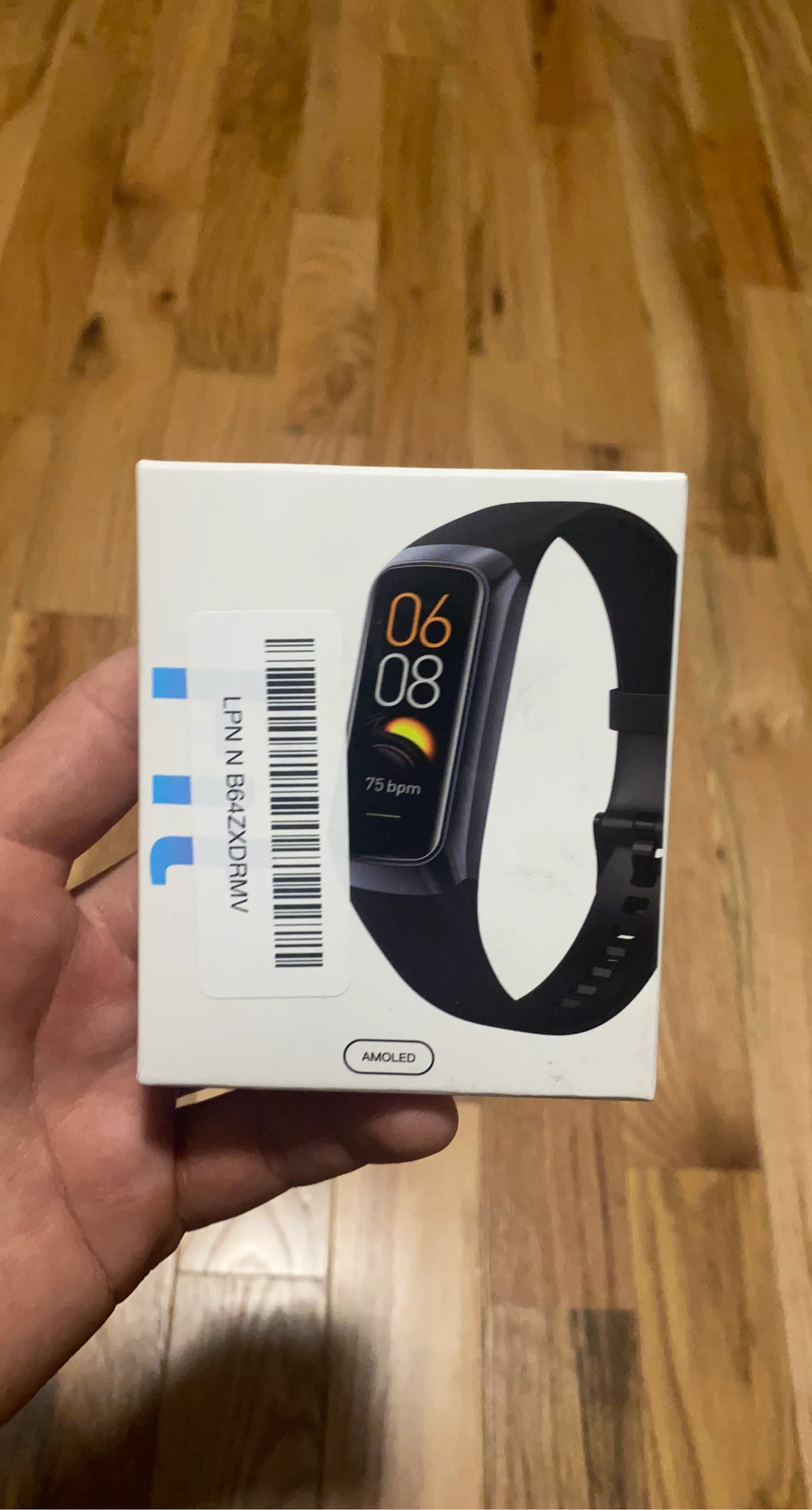 Smart Band Fitness Tracker with AMOLED Display