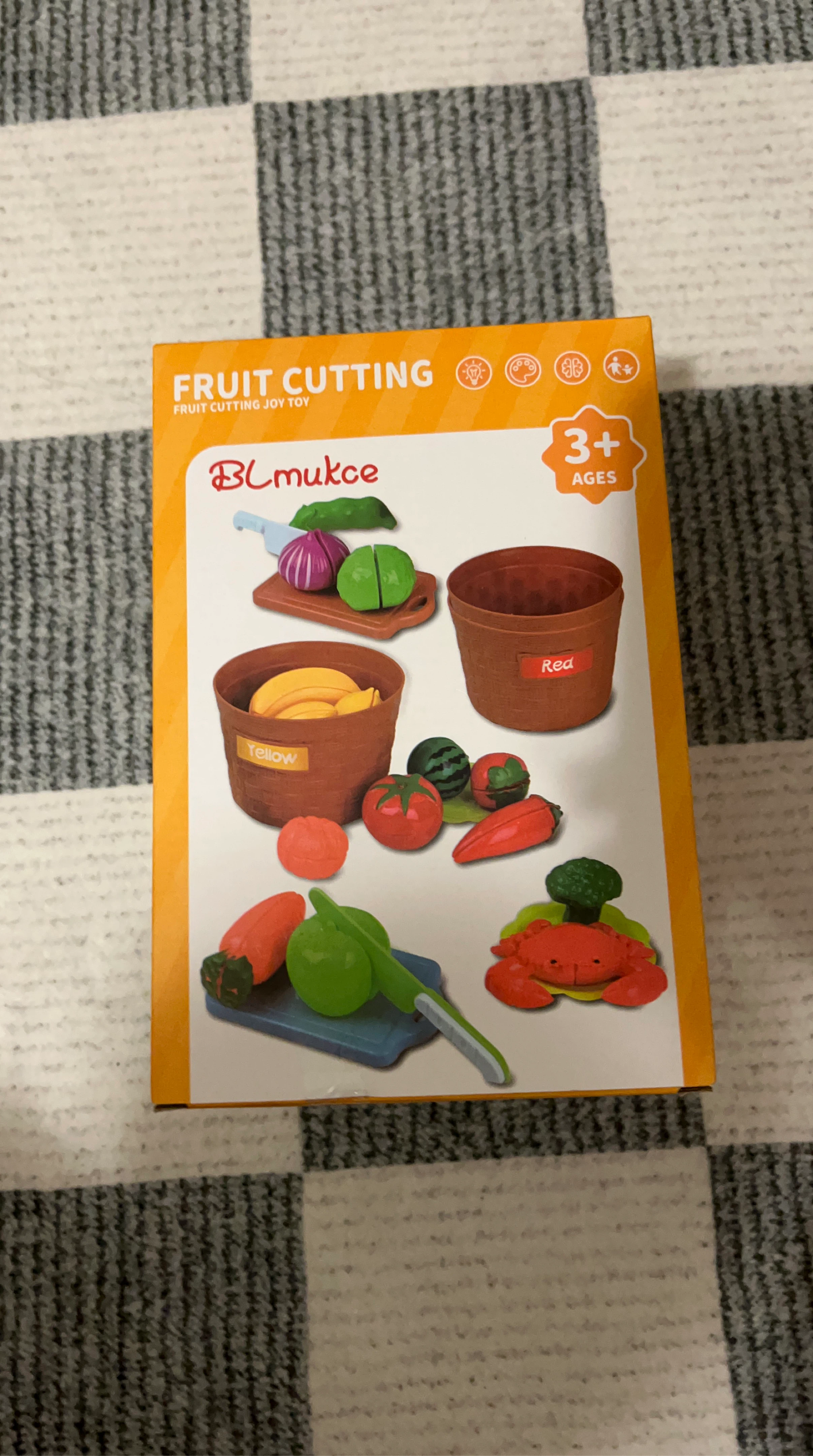 BLmukce Fruit Cutting Joy Toy Set
