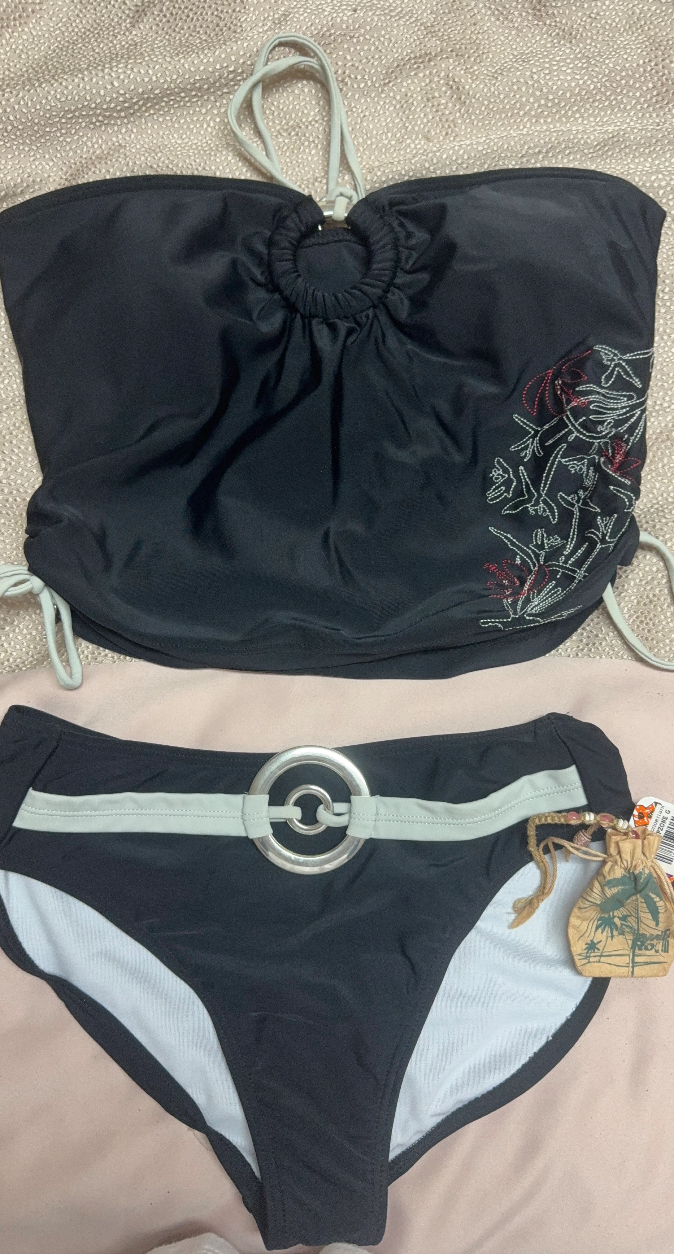 Brand New GRACE TUBE Ladies Swimwear Black/Haze