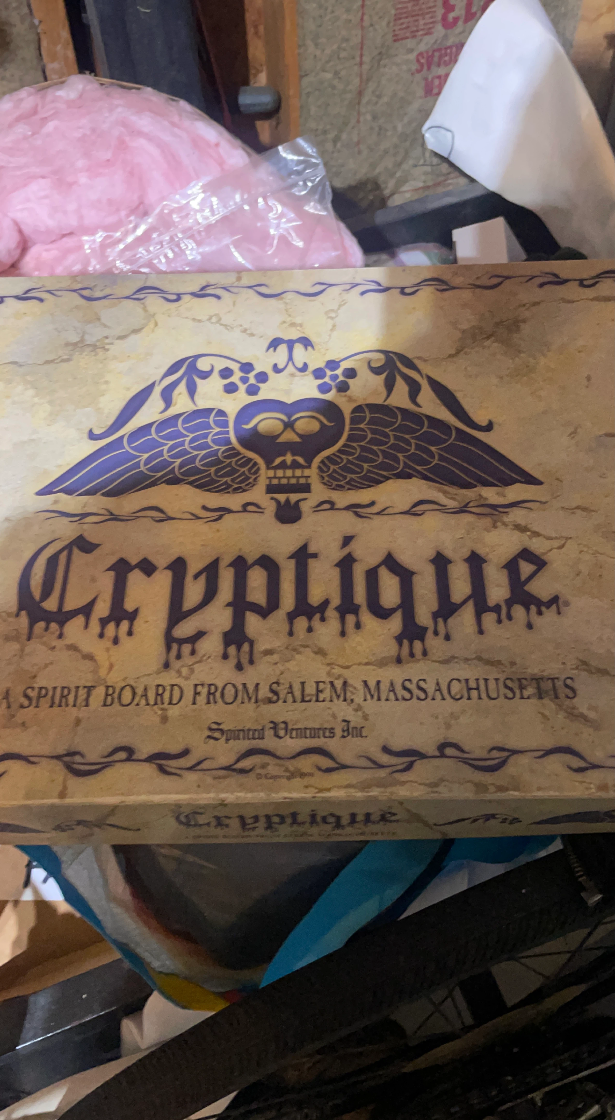 Cryptique Spirit Board from Salem, Massachusetts