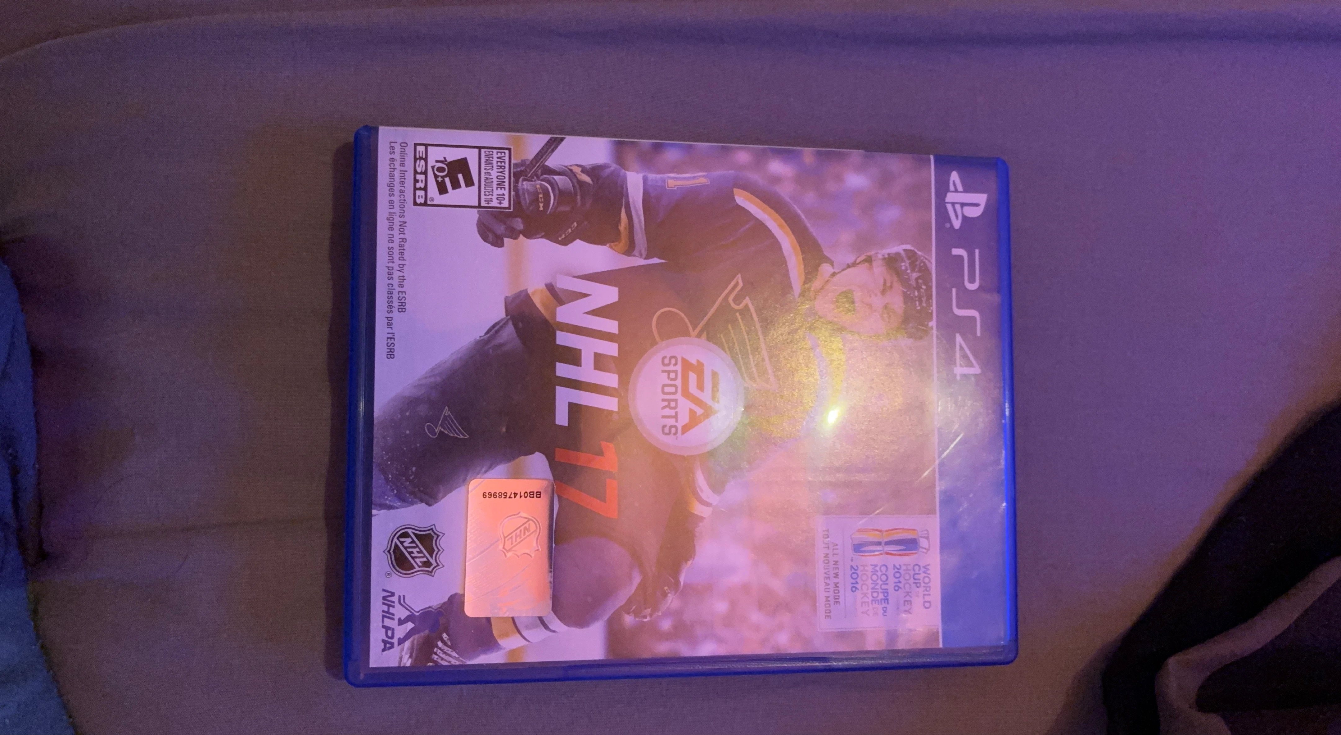 NHL 17 Video Game for PS4