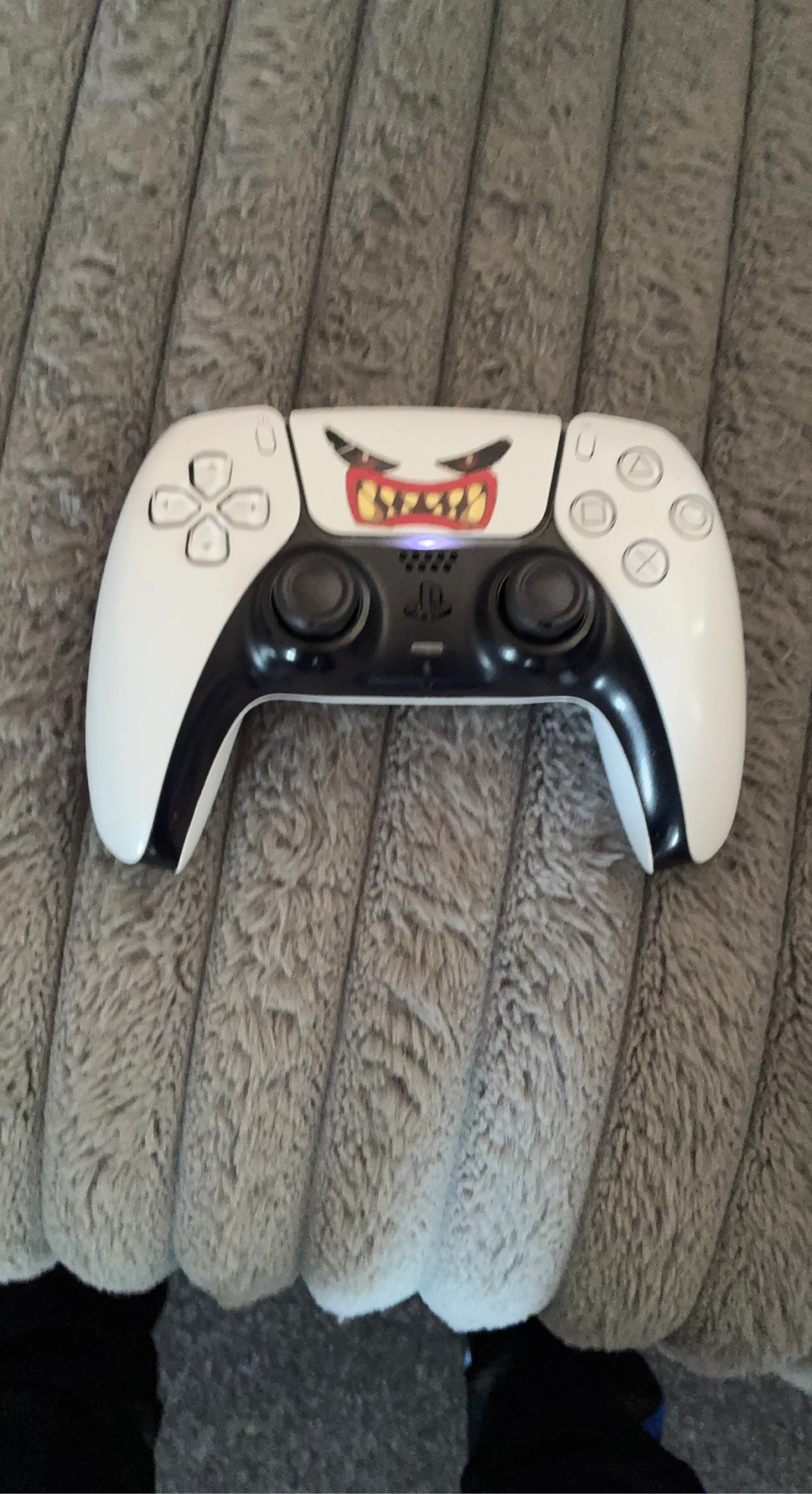 Customized White PlayStation 5 DualSense Controller