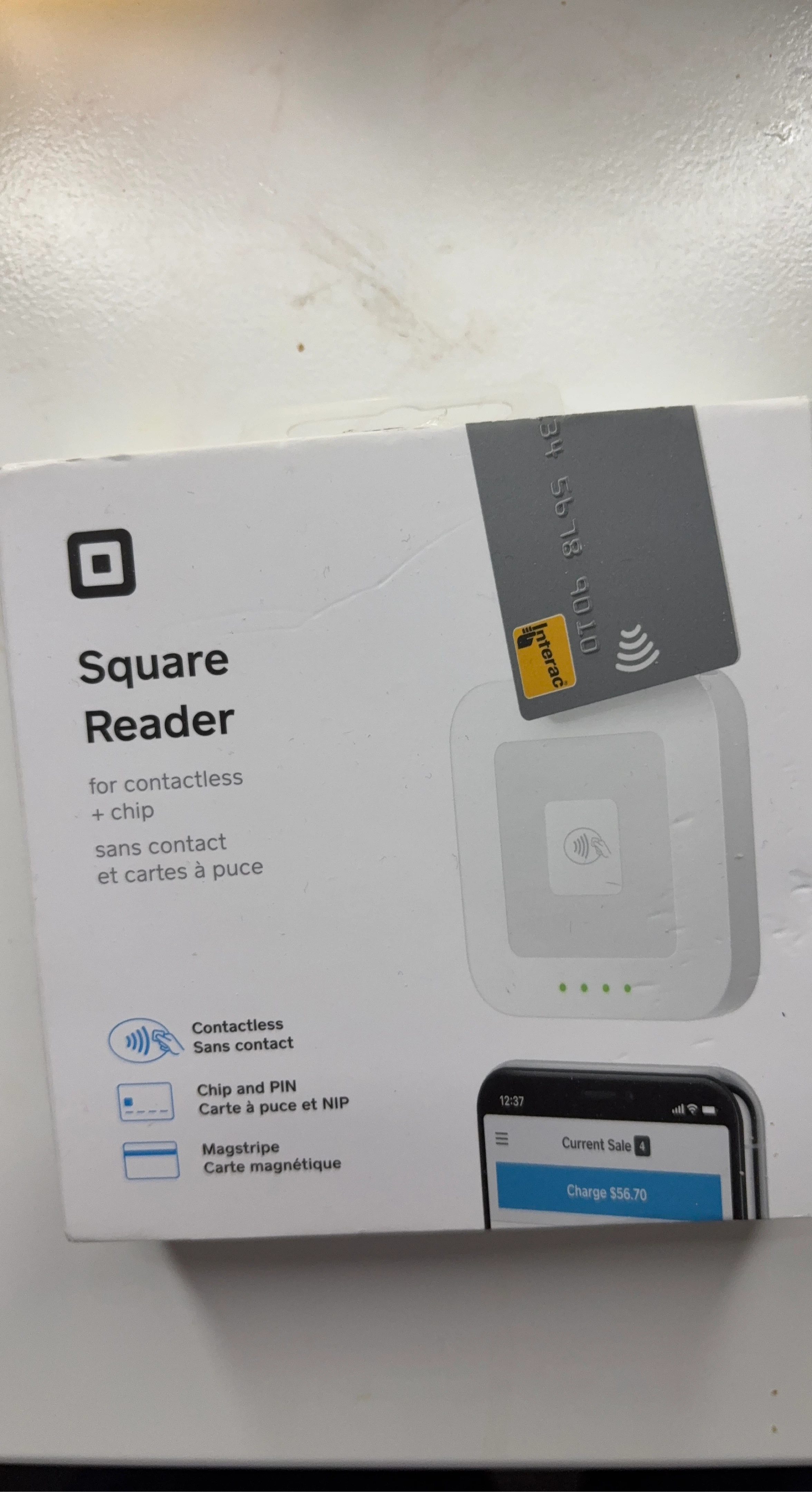 Square Reader for Contactless + Chip