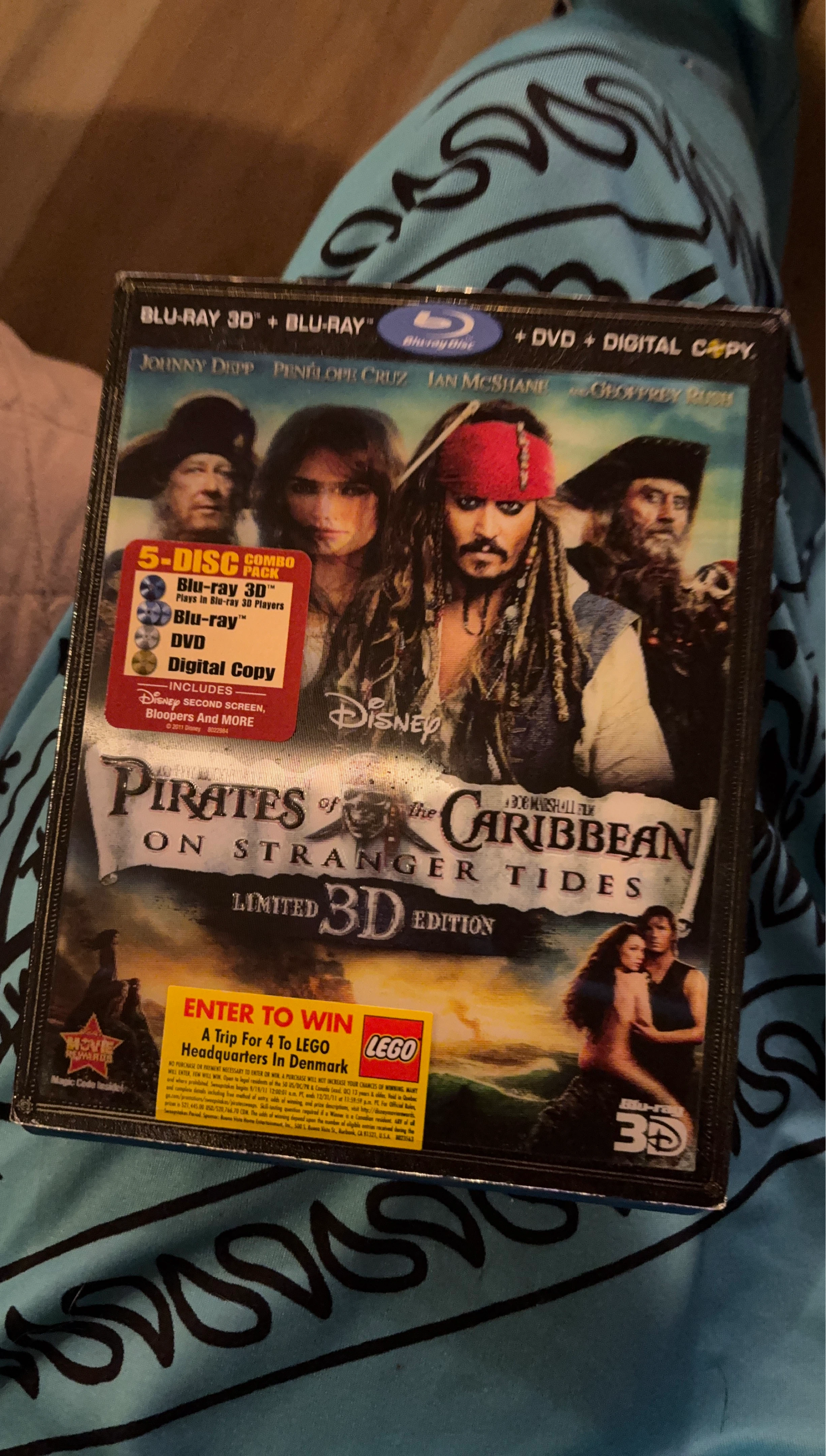 Pirates of the Caribbean: On Stranger Tides Limited 3D Blu-ray