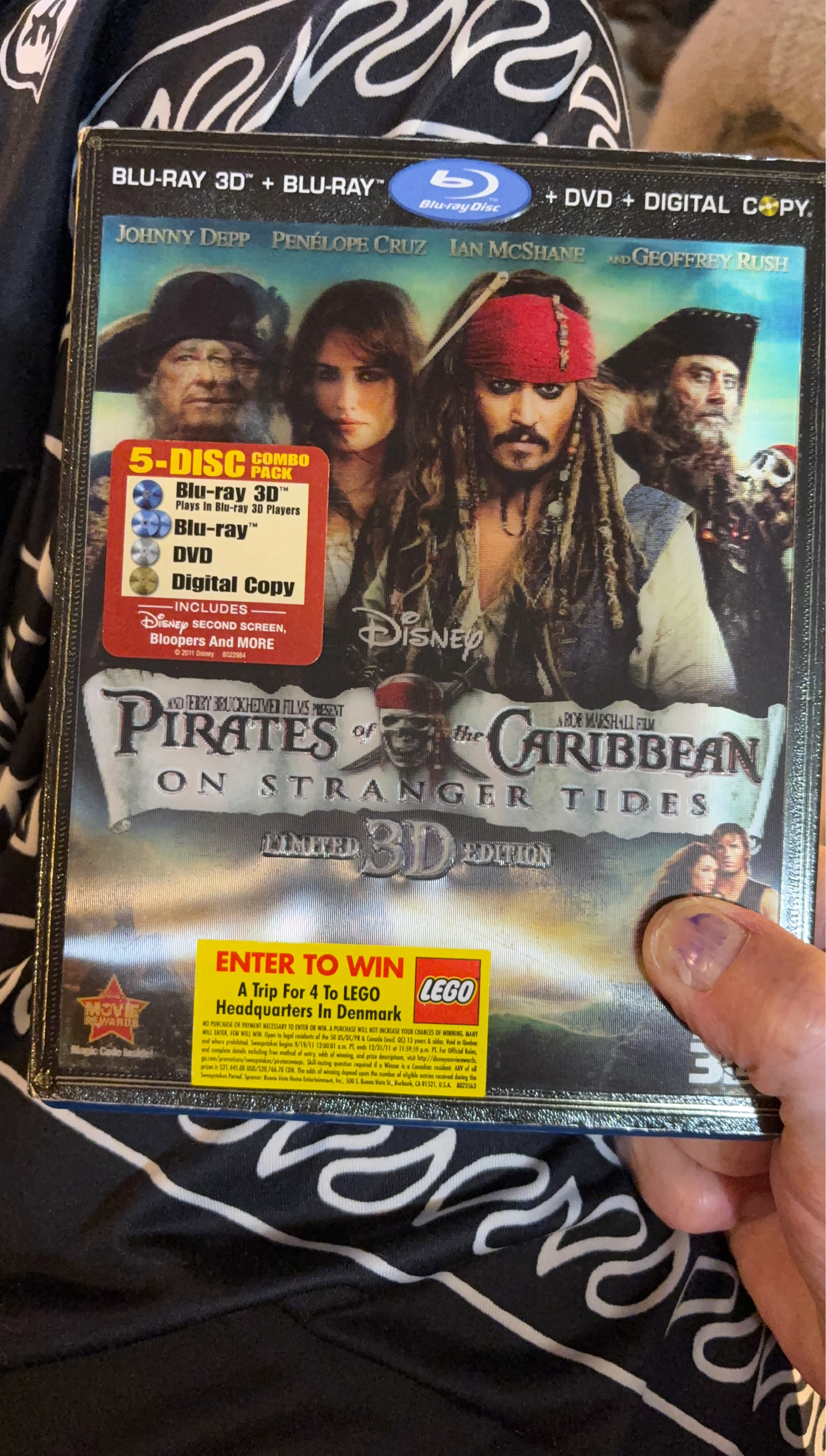 Pirates of the Caribbean: On Stranger Tides Blu-ray 3D