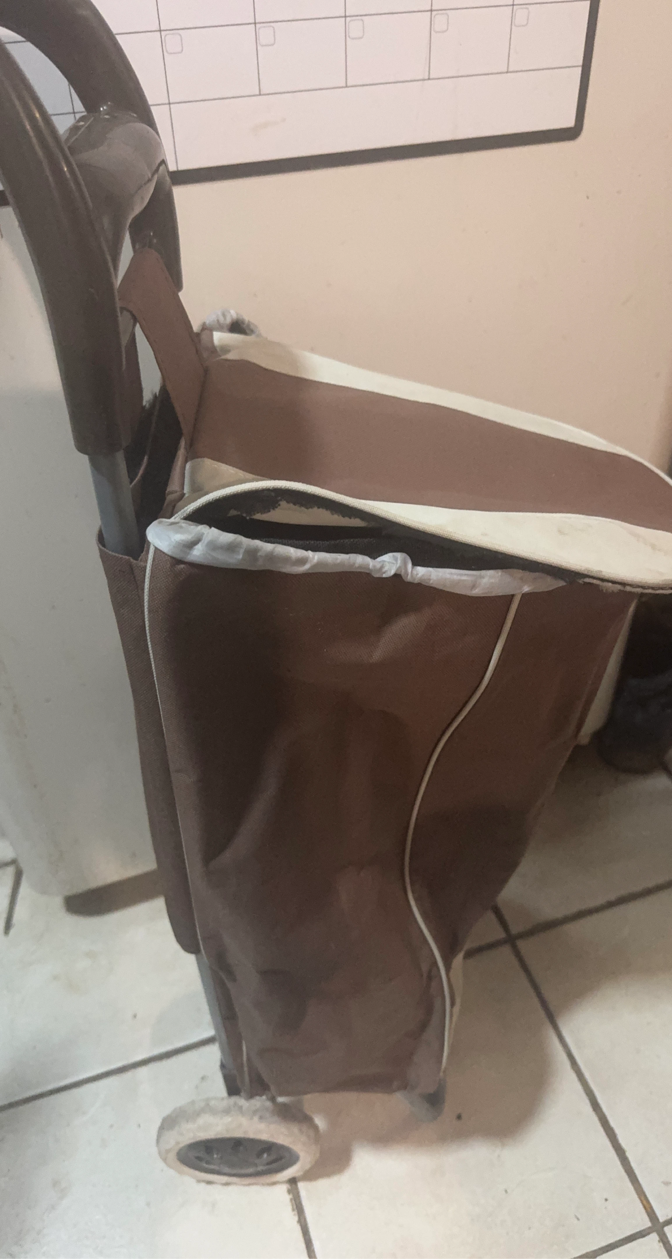 Brown Shopping Cart