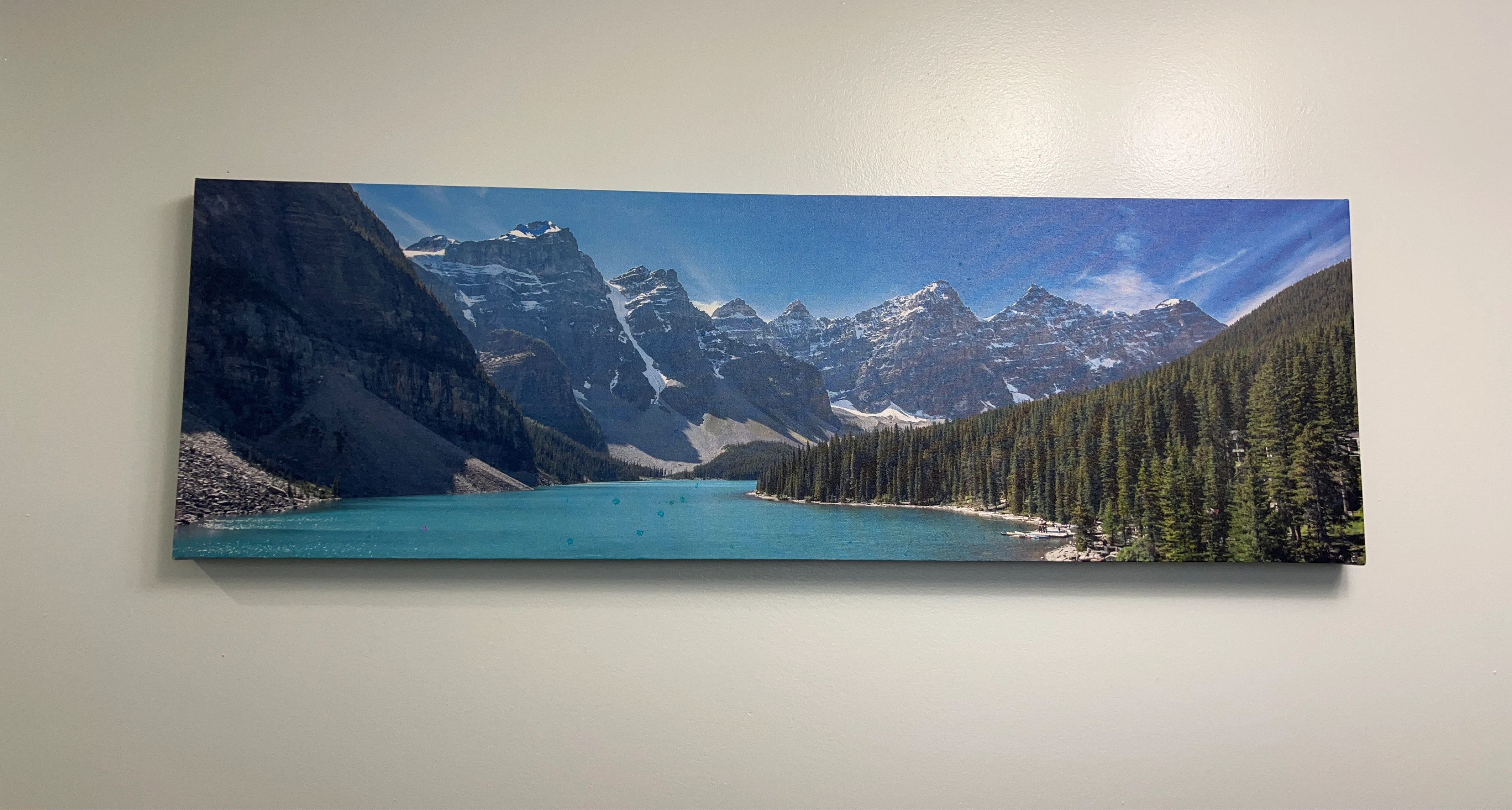 Moraine Lake Landscape Canvas Print