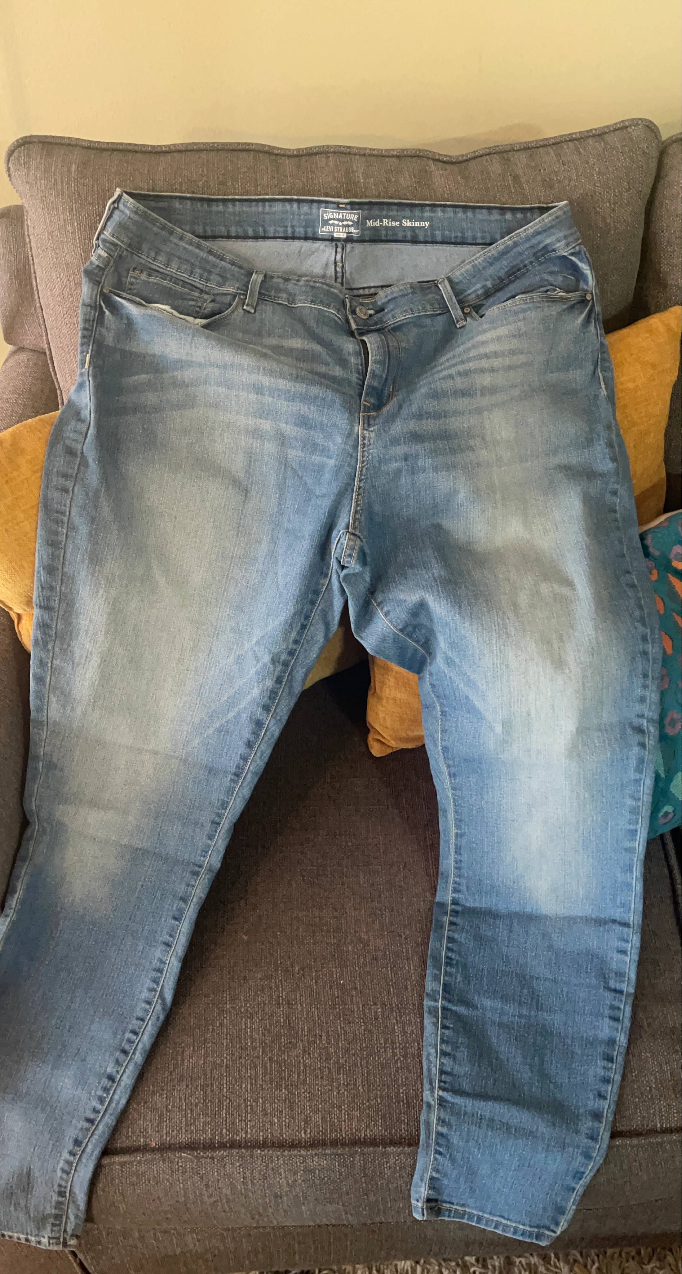 Levi Strauss Signature Mid-Rise Skinny Jeans