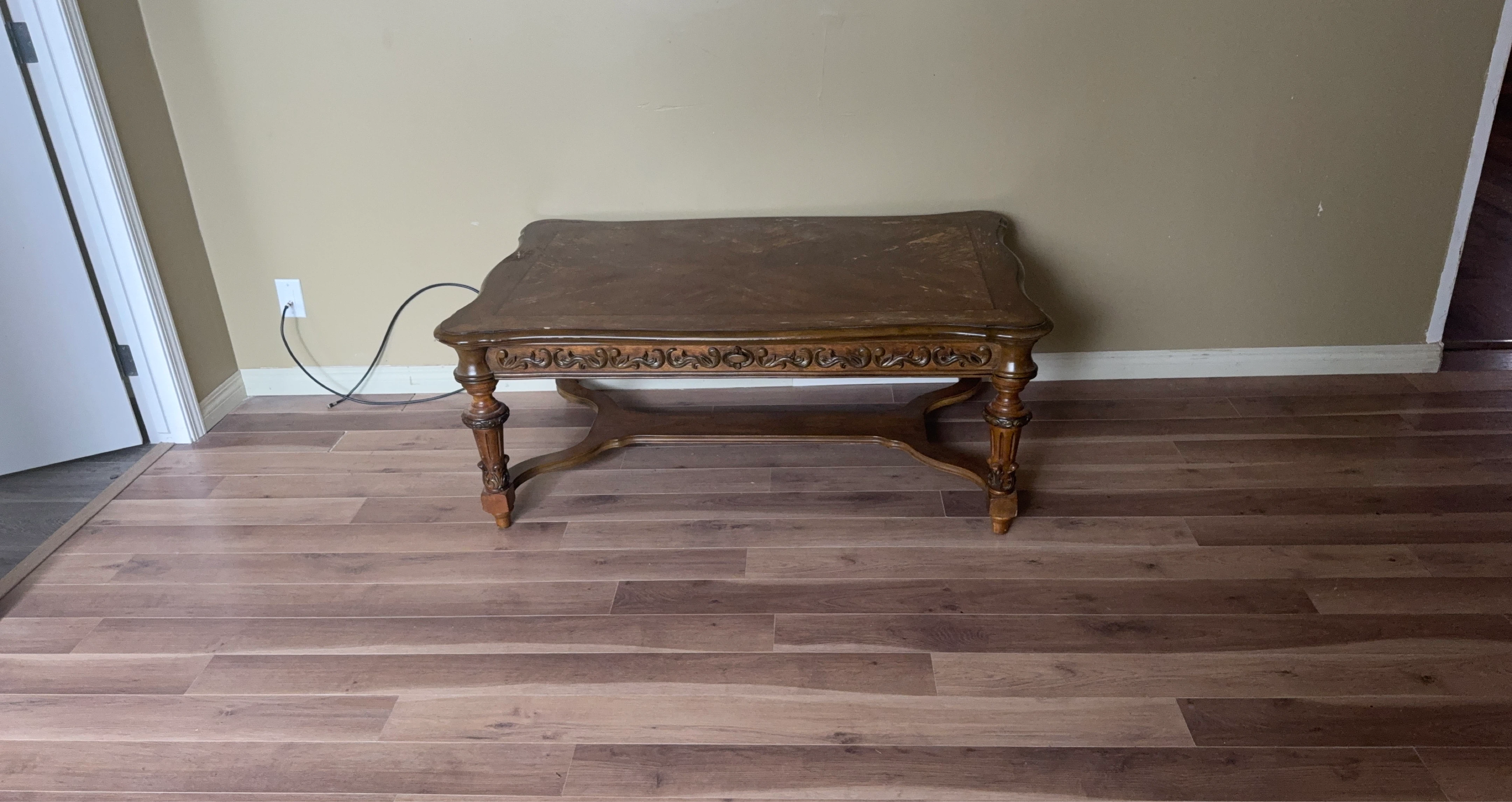 Vintage Wooden Coffee Table