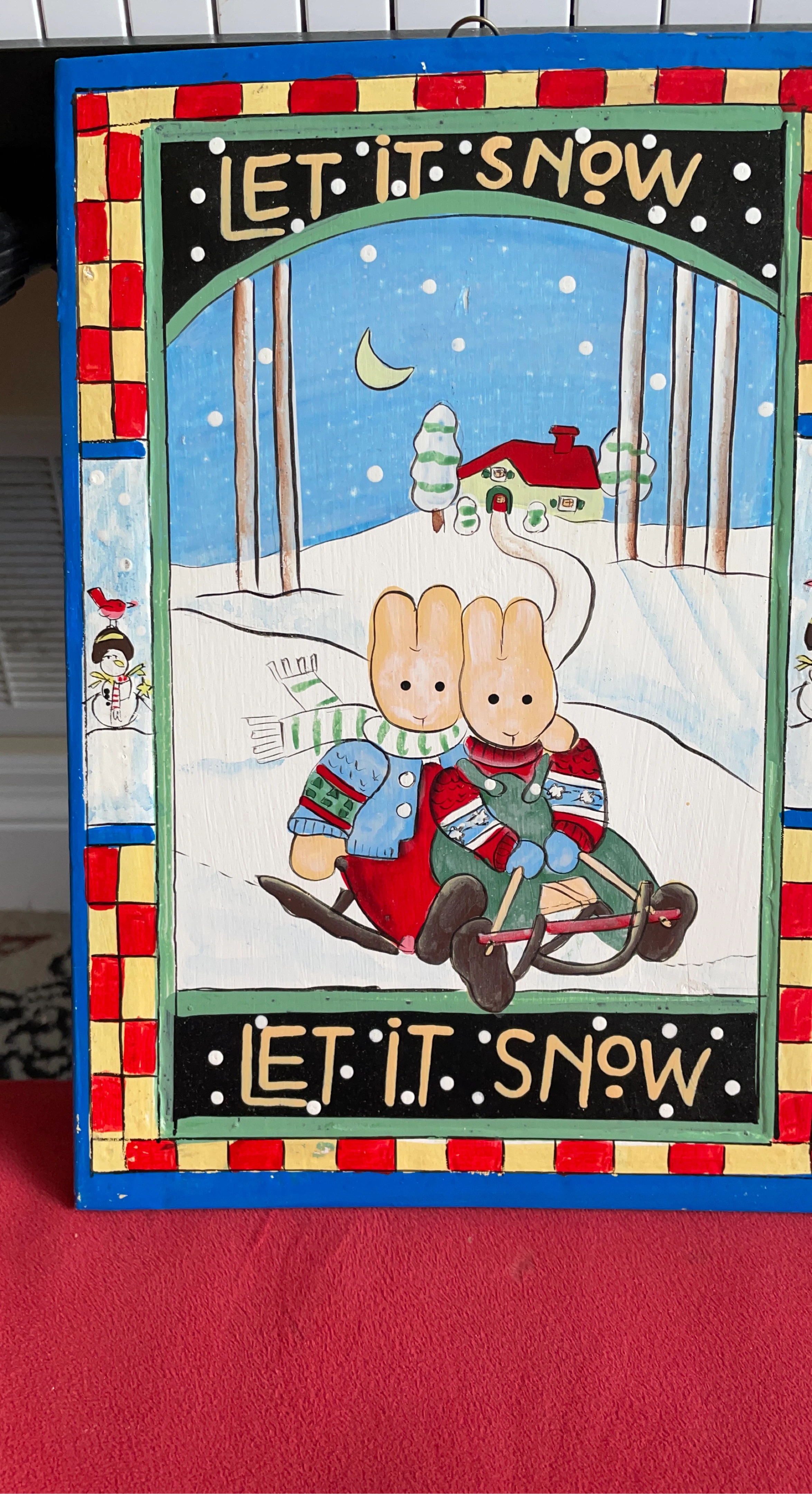 Let It Snow" Wall Art