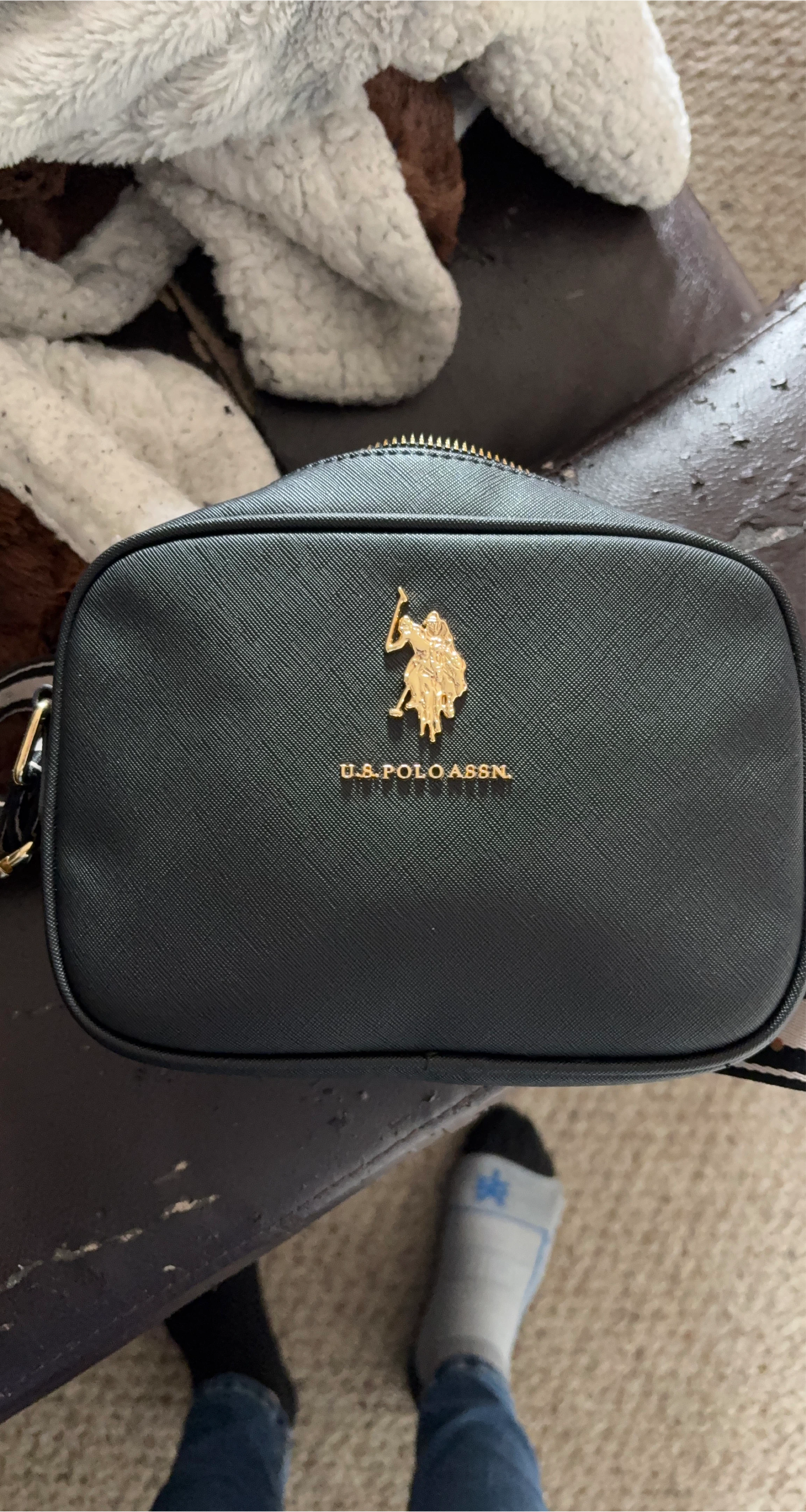 U.S. Polo Assn. Black Crossbody Bag