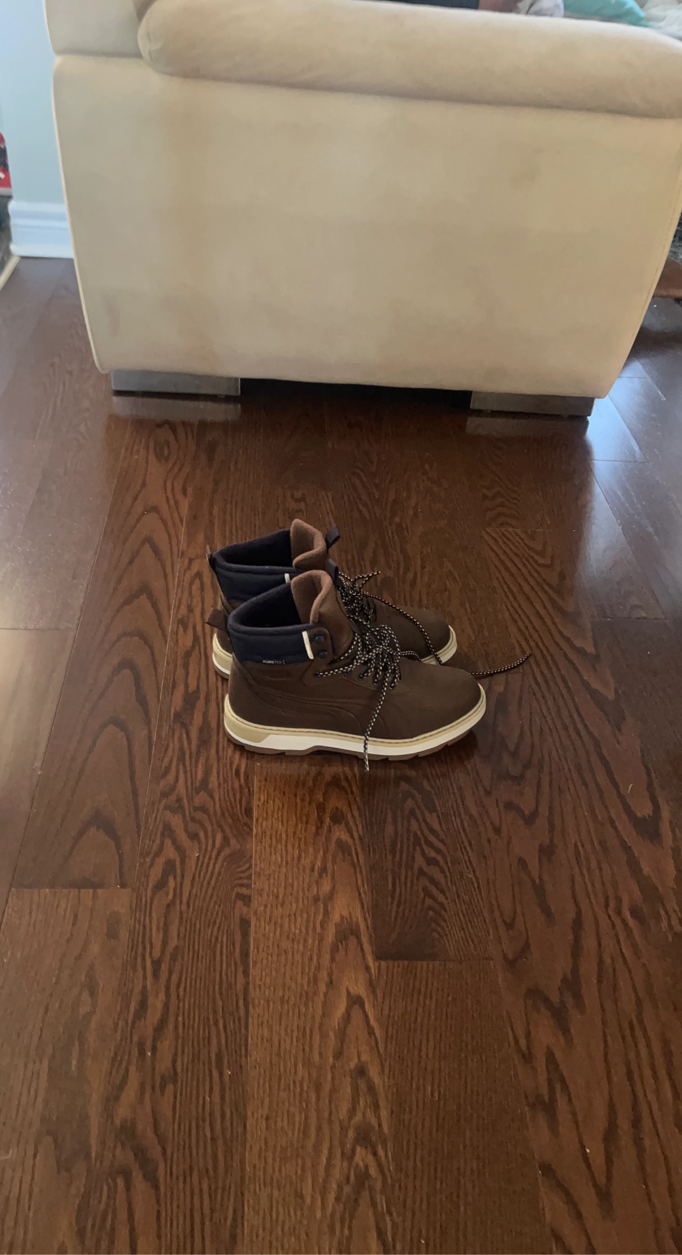 Puma Men's Brown PURETEX Winter Boots Size 9