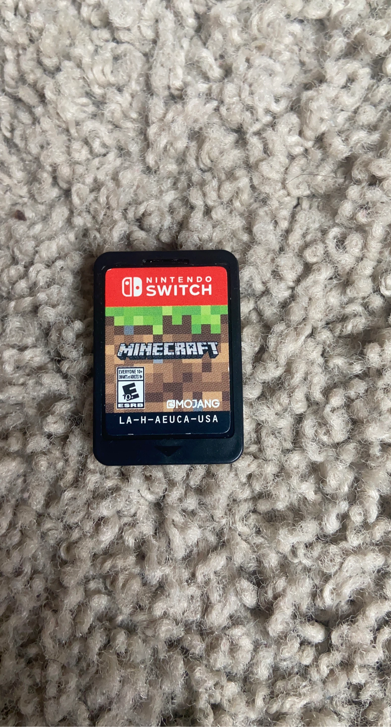 Nintendo Switch Minecraft Game Cartridge