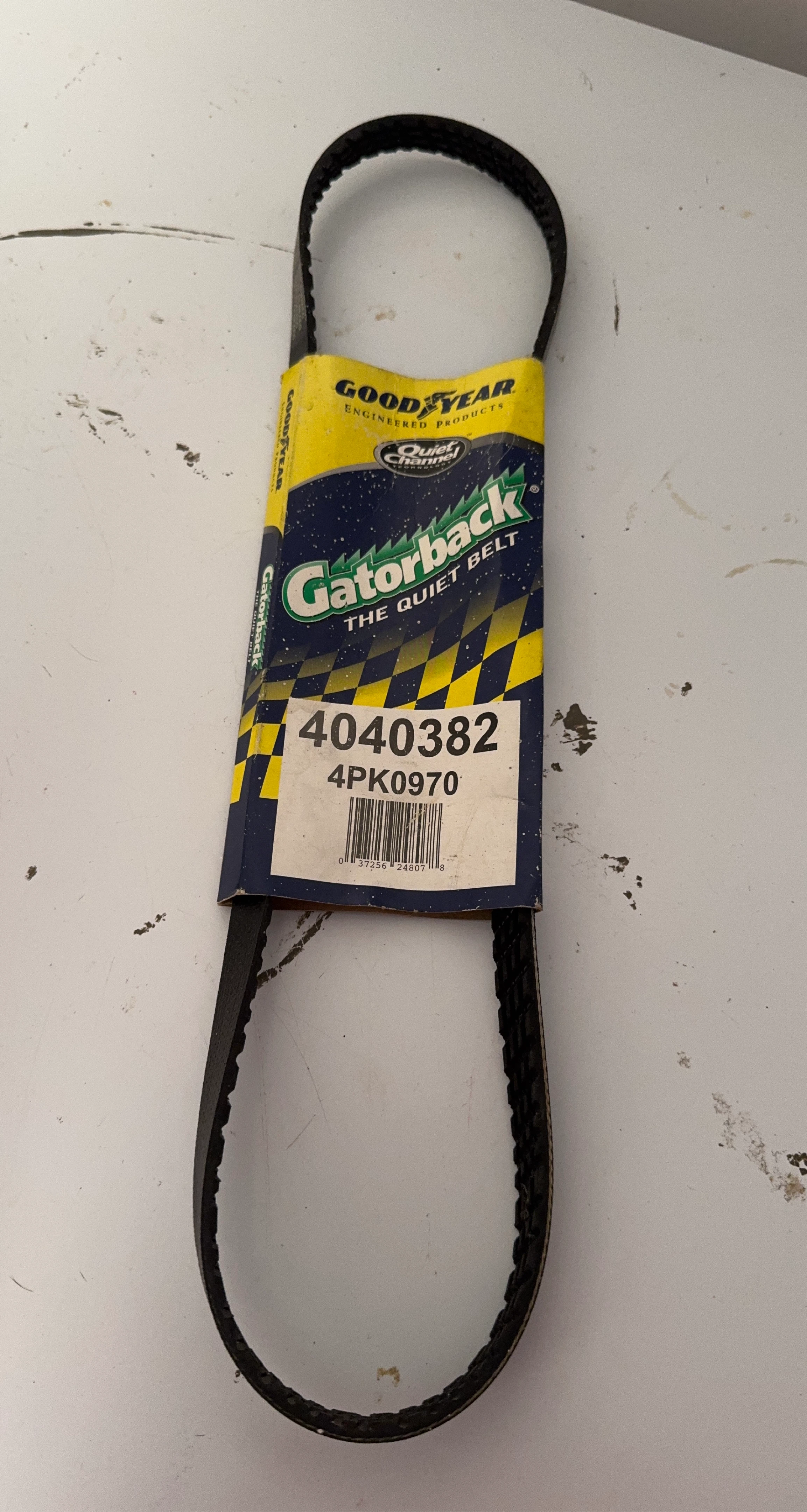 Goodyear Gatorback Serpentine Belt 4040382 4PK0970