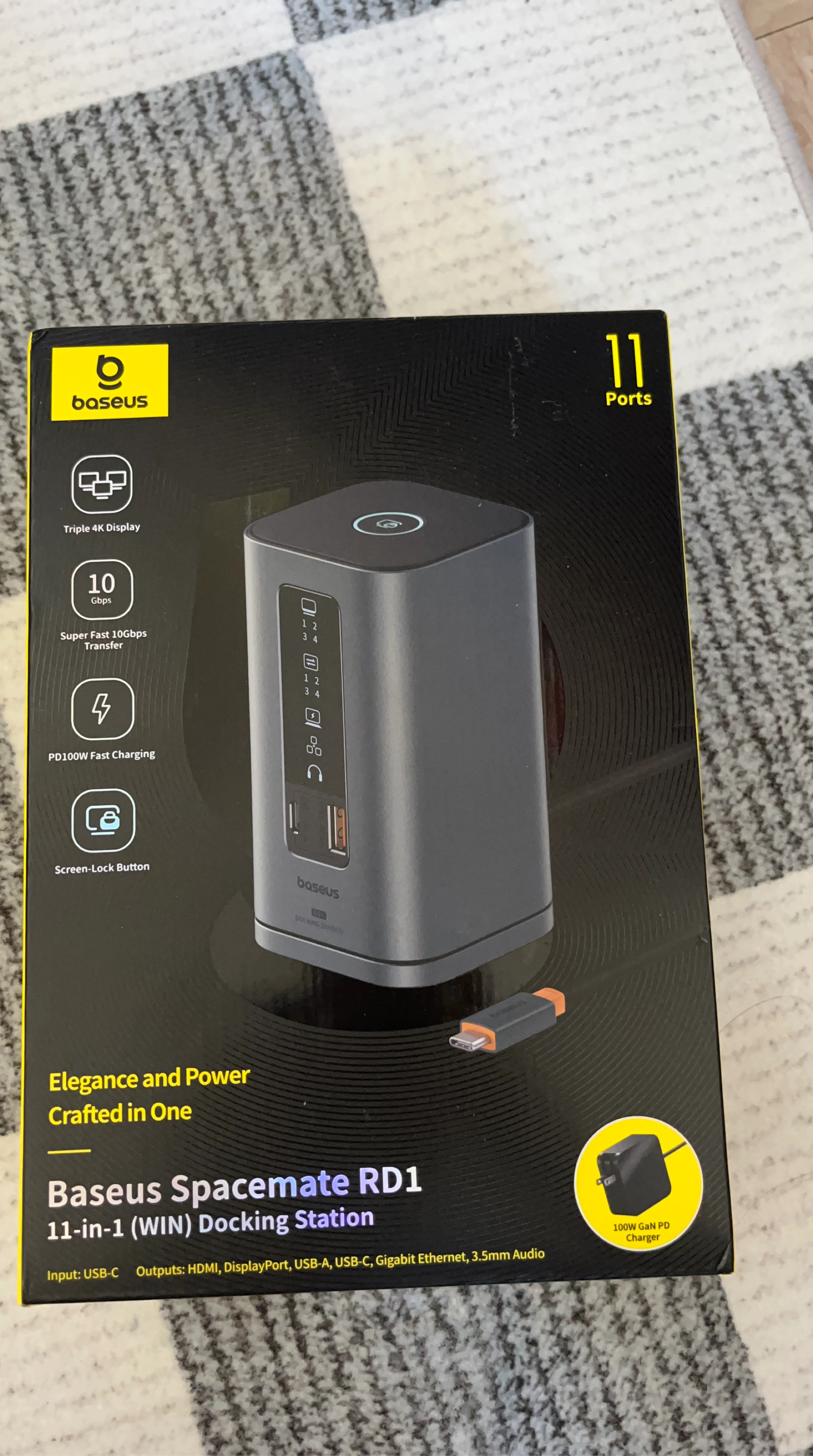 Window Baseus Spacemate RD1 11-in-1 Docking Station