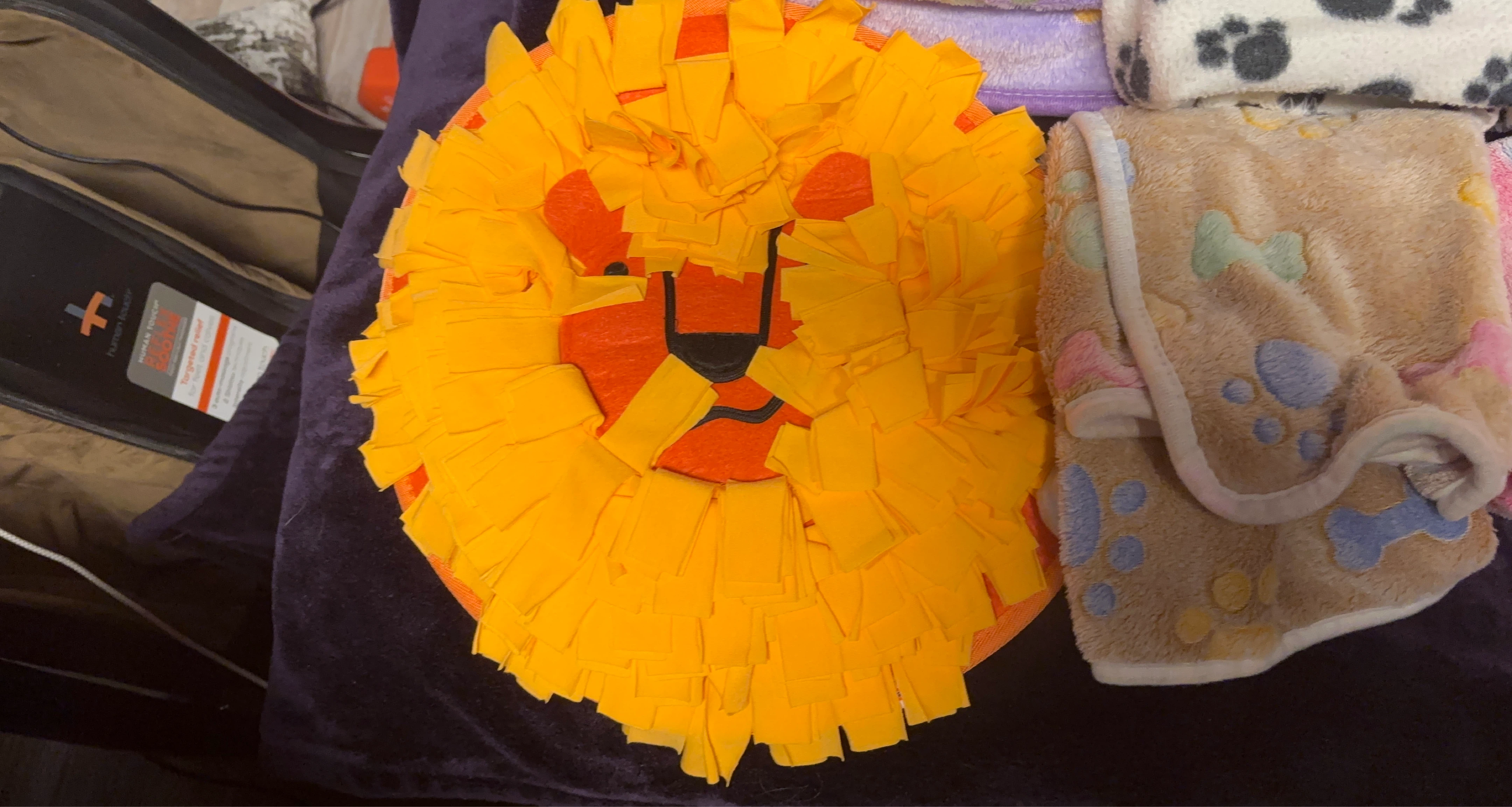 Lion Face Snuffle Mat for Dogs
