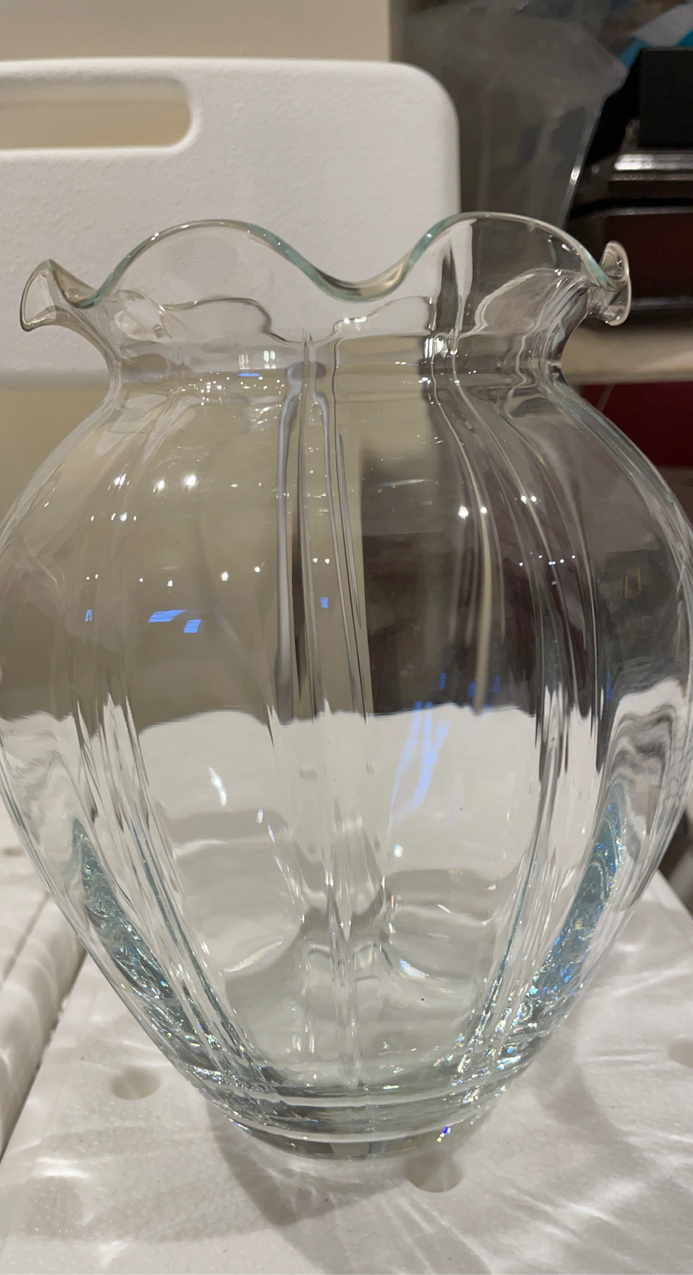 Clear Glass Vase
