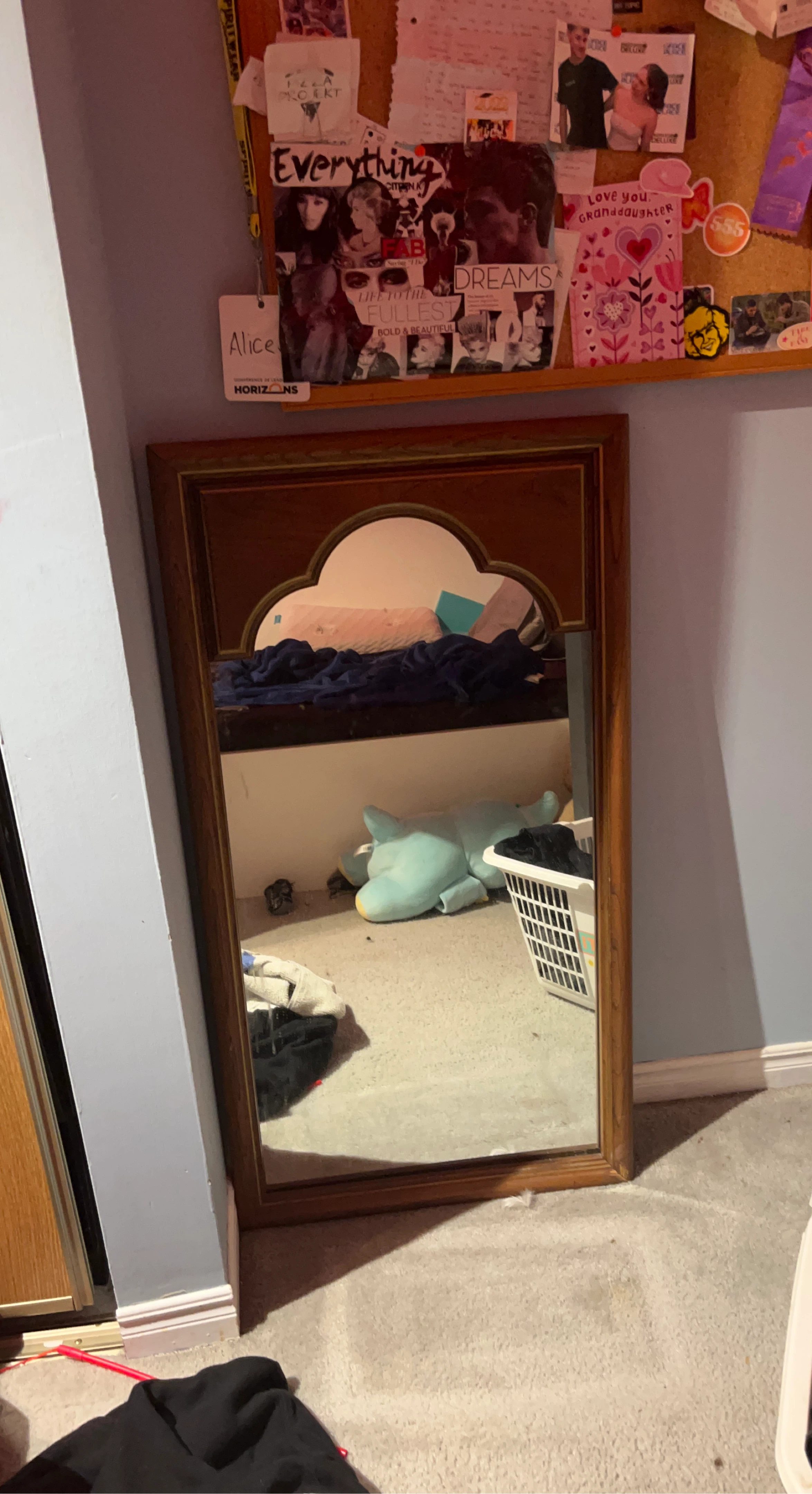 Wooden Framed Mirror