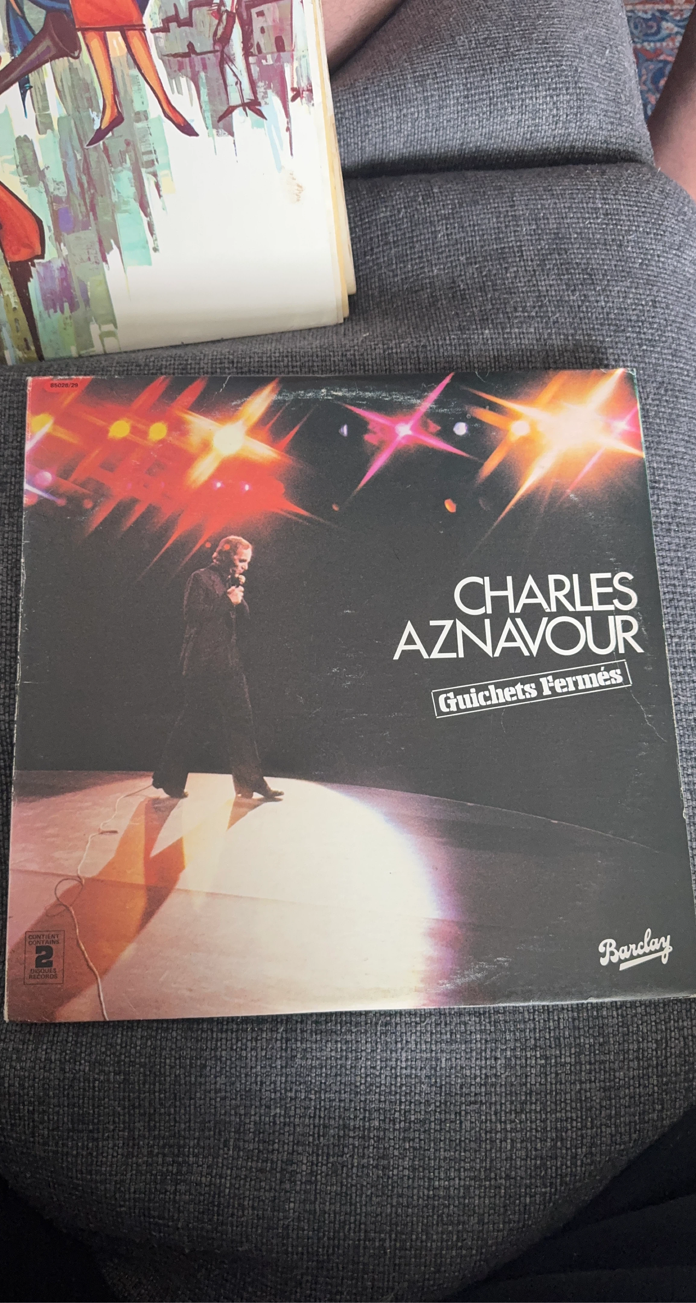 Charles Aznavour "Guichets Fermés" Vinyl Record