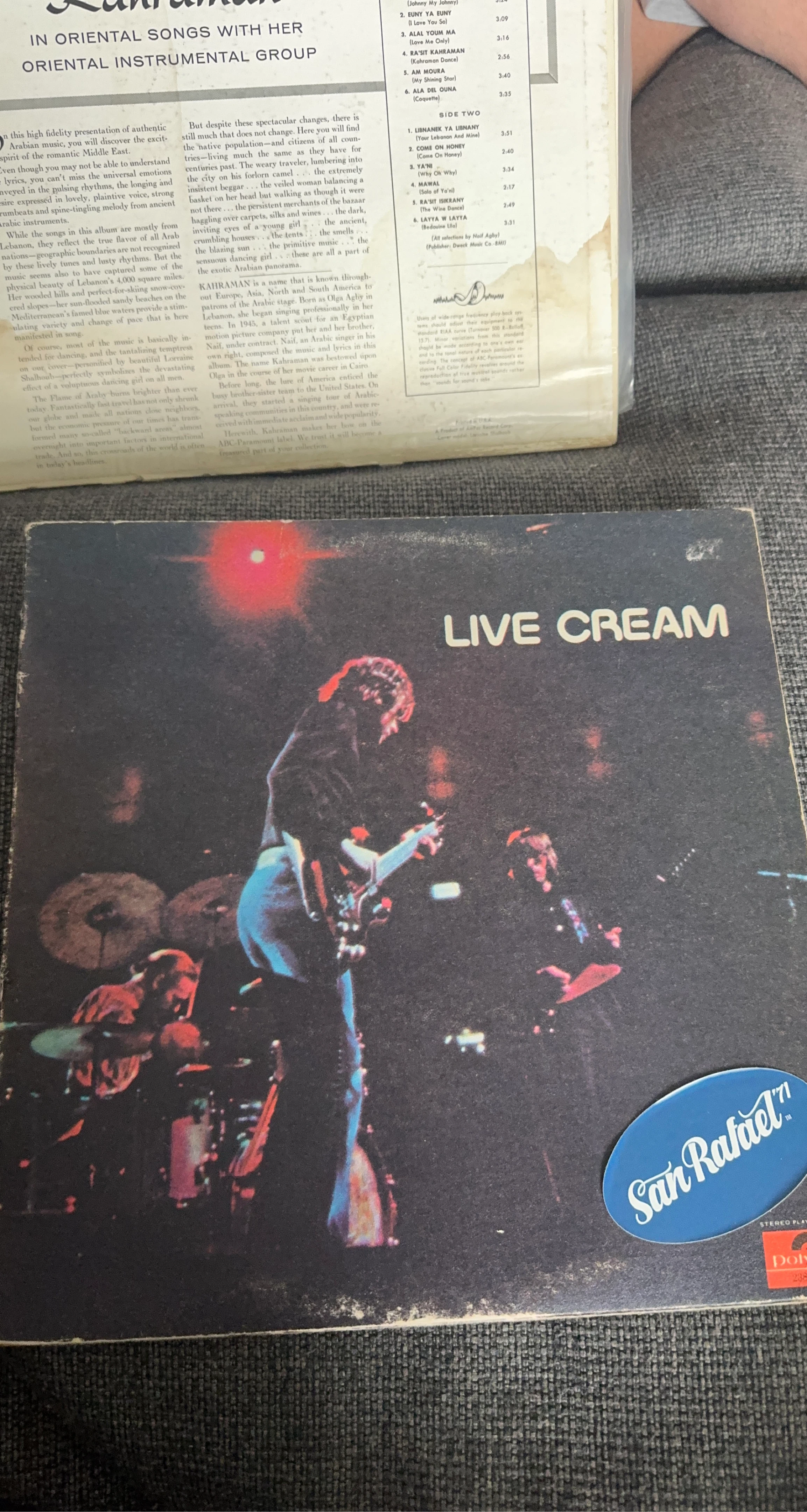 The L'Orchestre De La Suisse Romande - "Live Cream" Vinyl Record