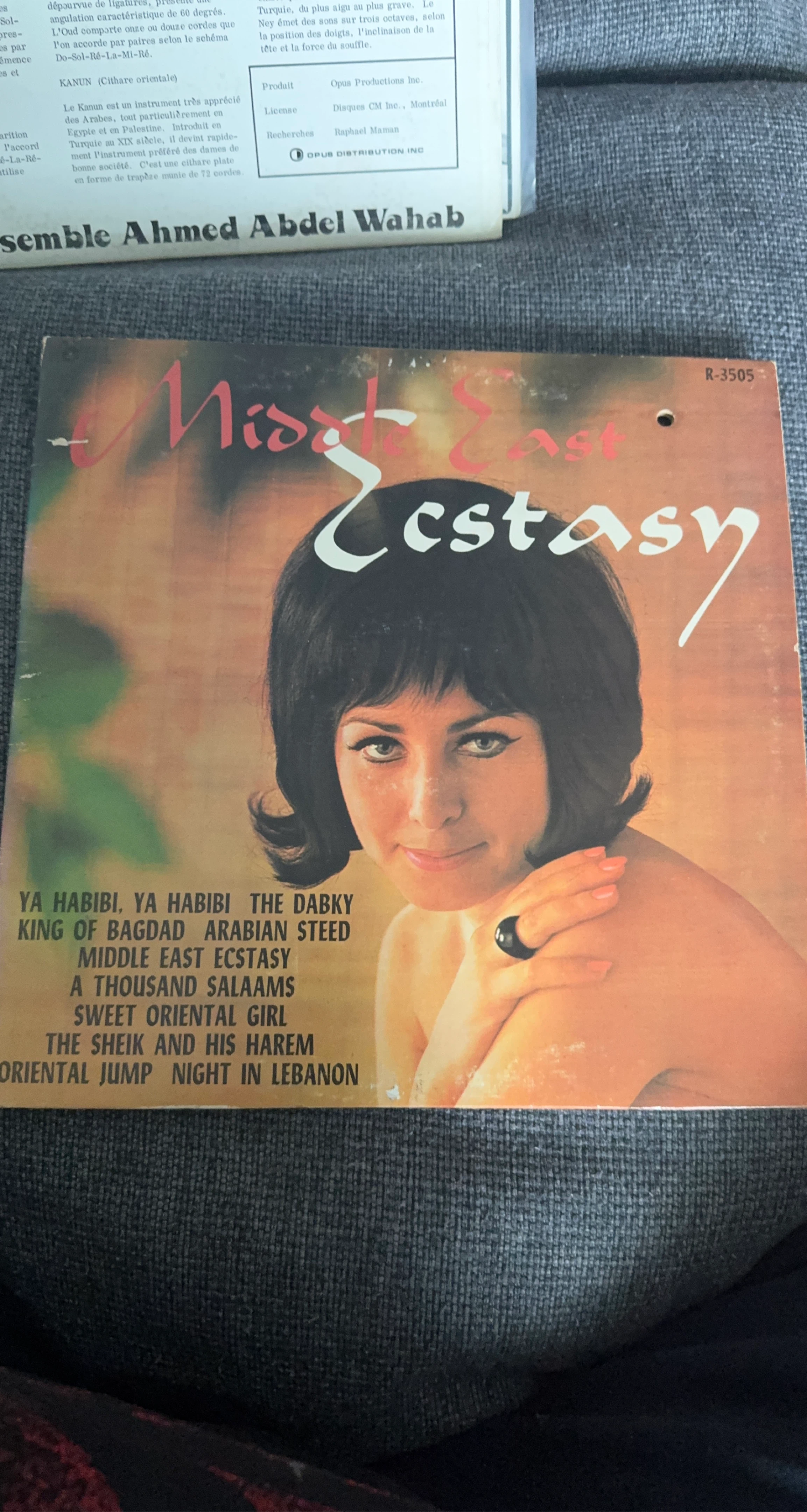 Middle East Ecstasy Vinyl Record