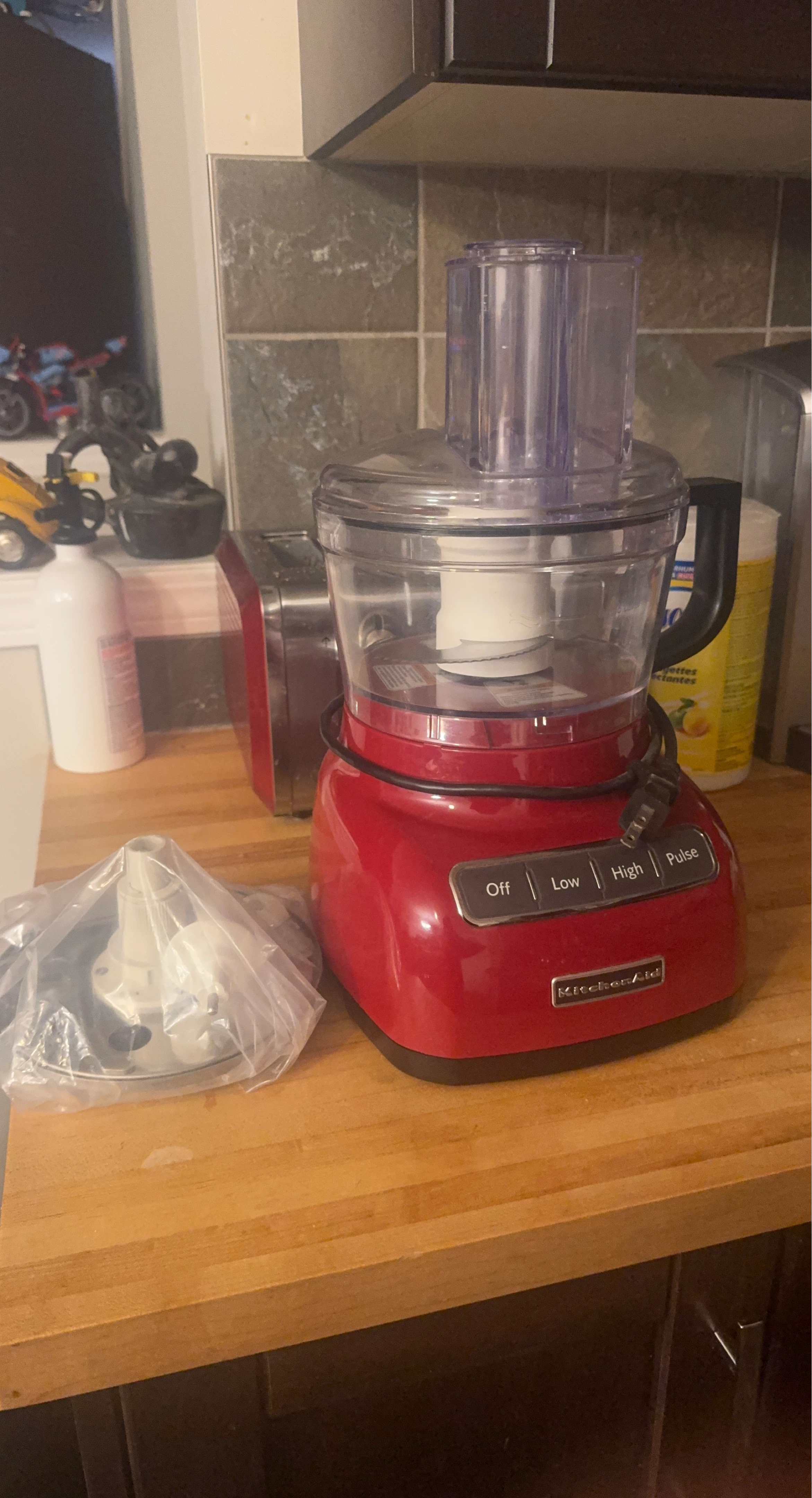 KitchenAid Red Food Processor