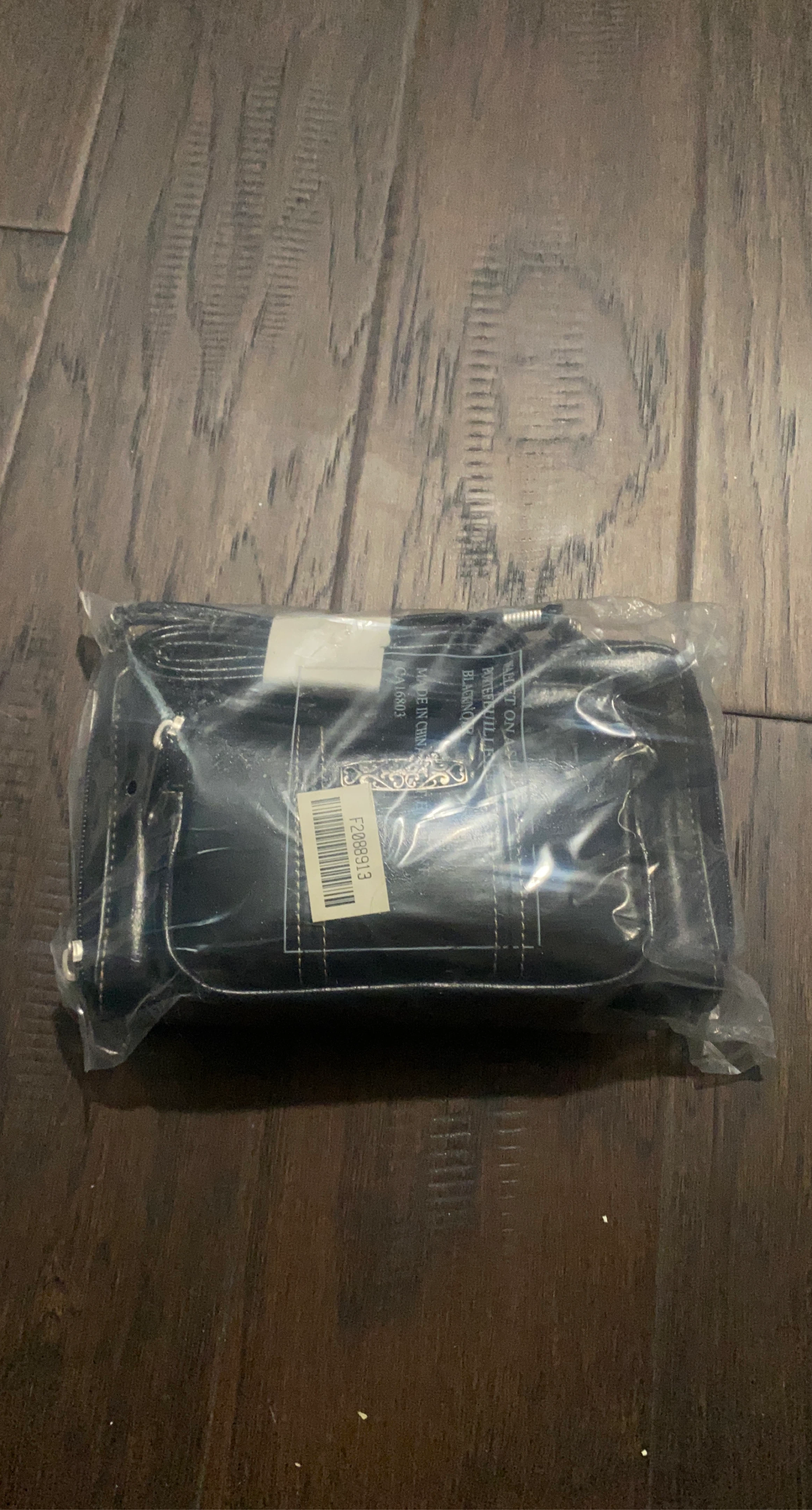 Black Wallet on a String