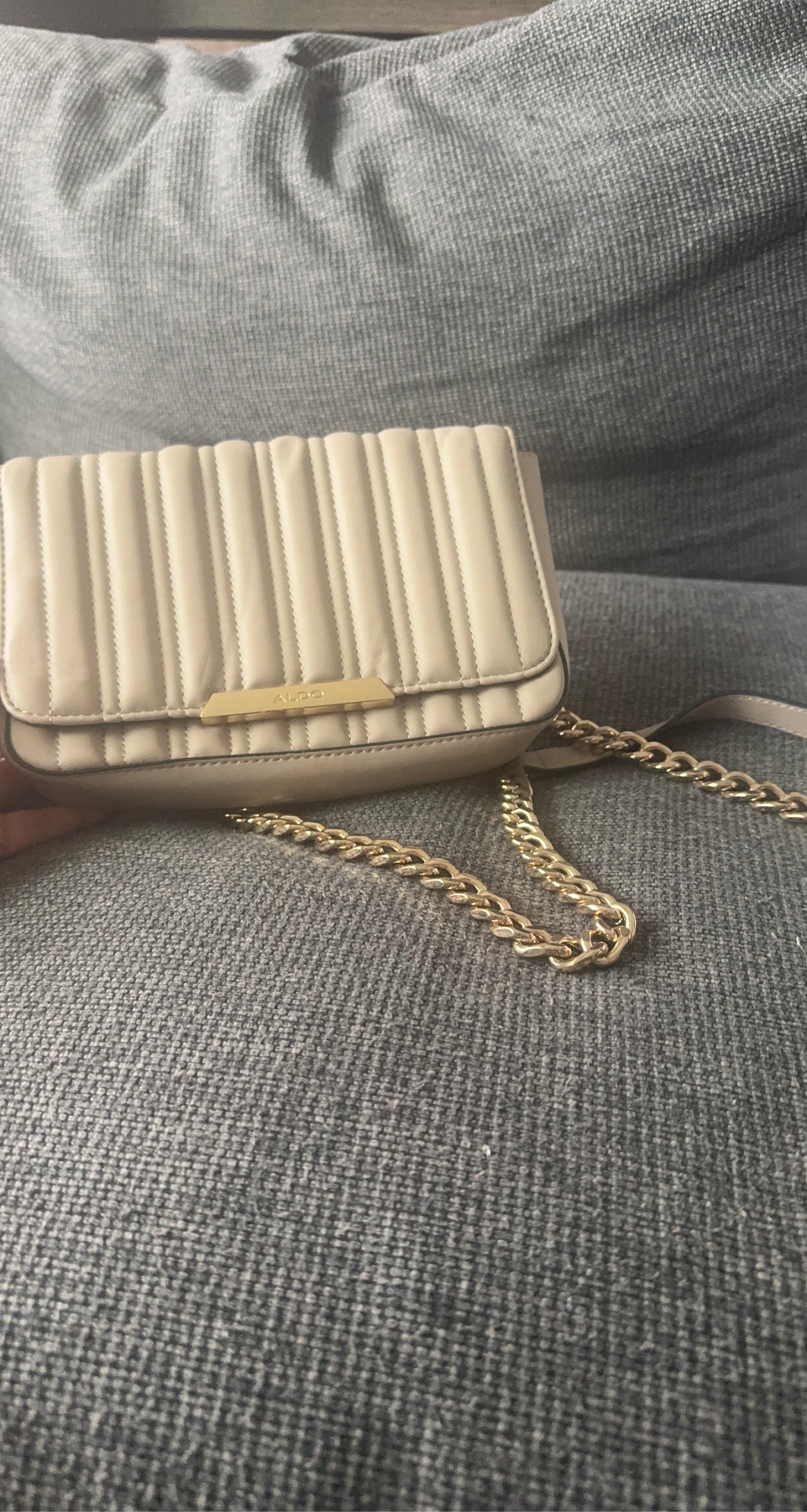 ALDO Quilted Crossbody Bag with Gold Chain