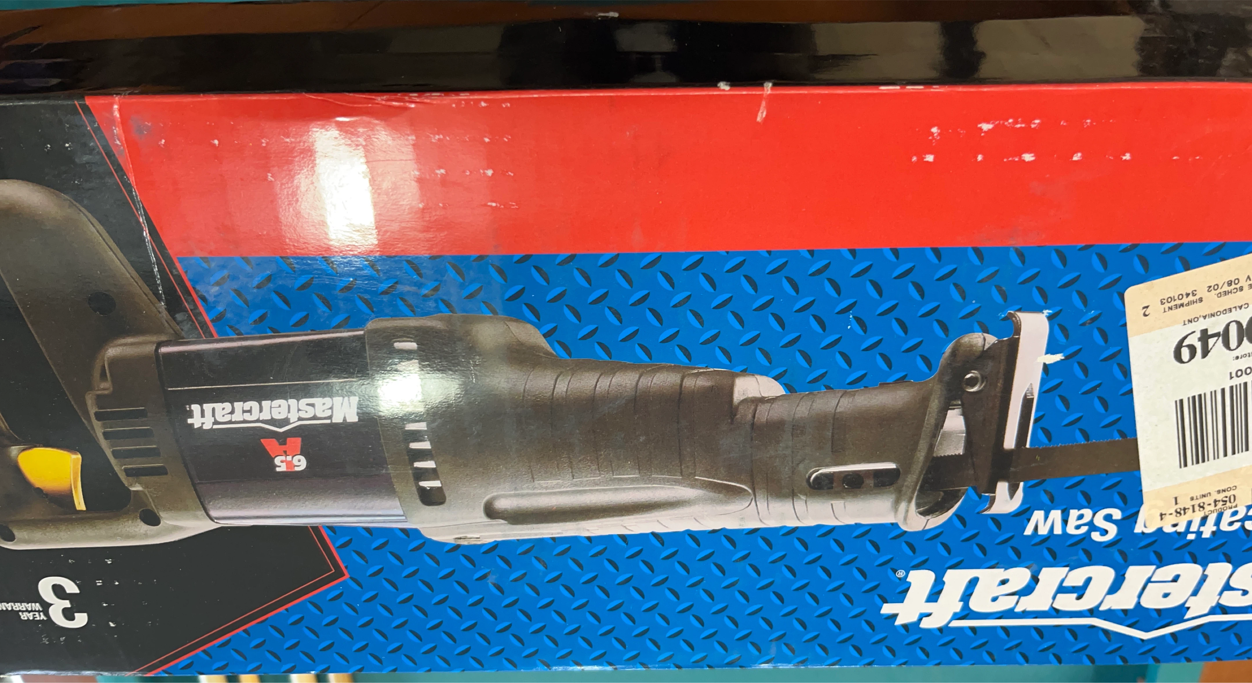 Mastercraft 6.5 Amp Reciprocating Saw