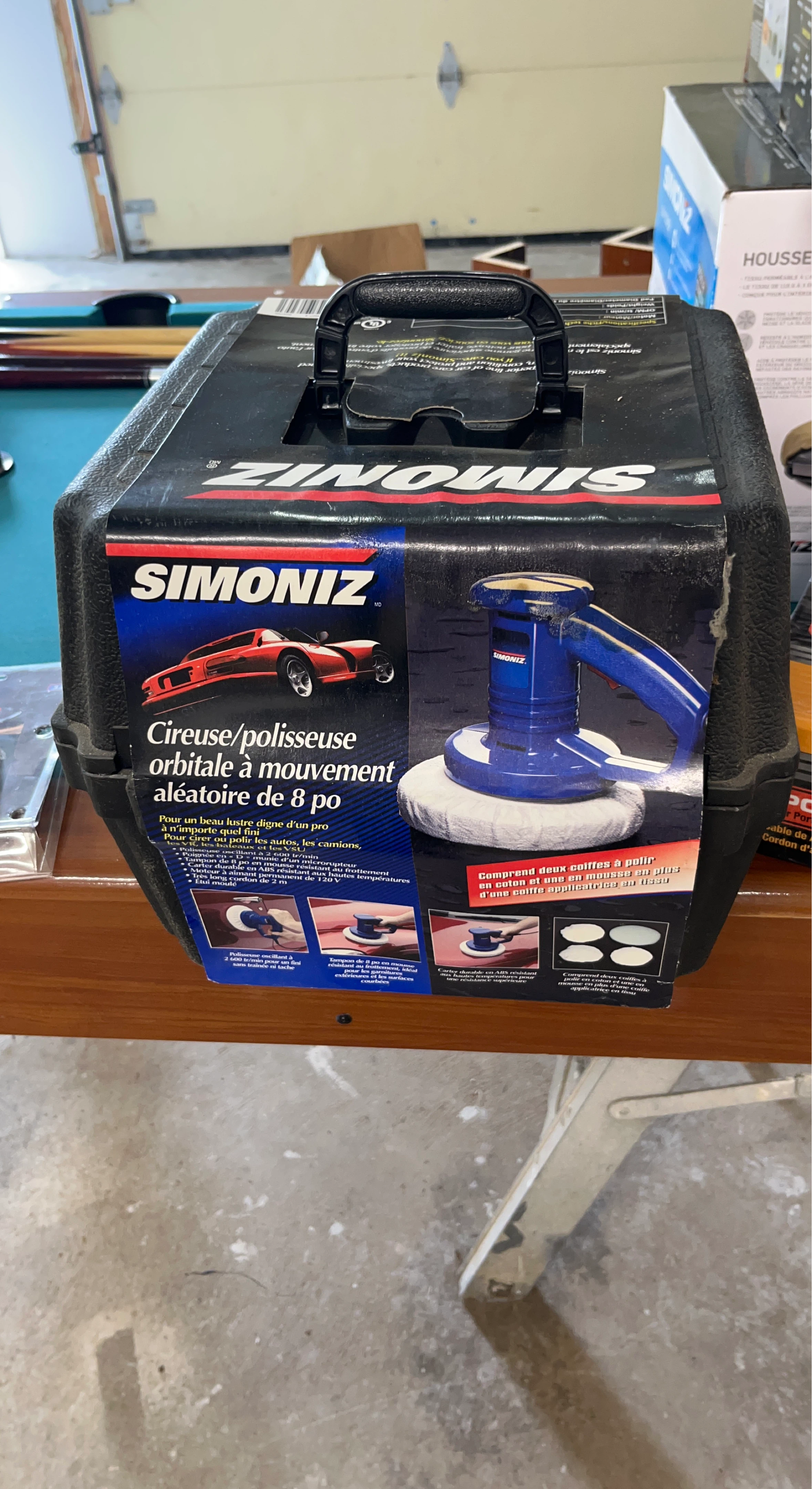 Simoniz 8-inch Orbital Polisher with Case