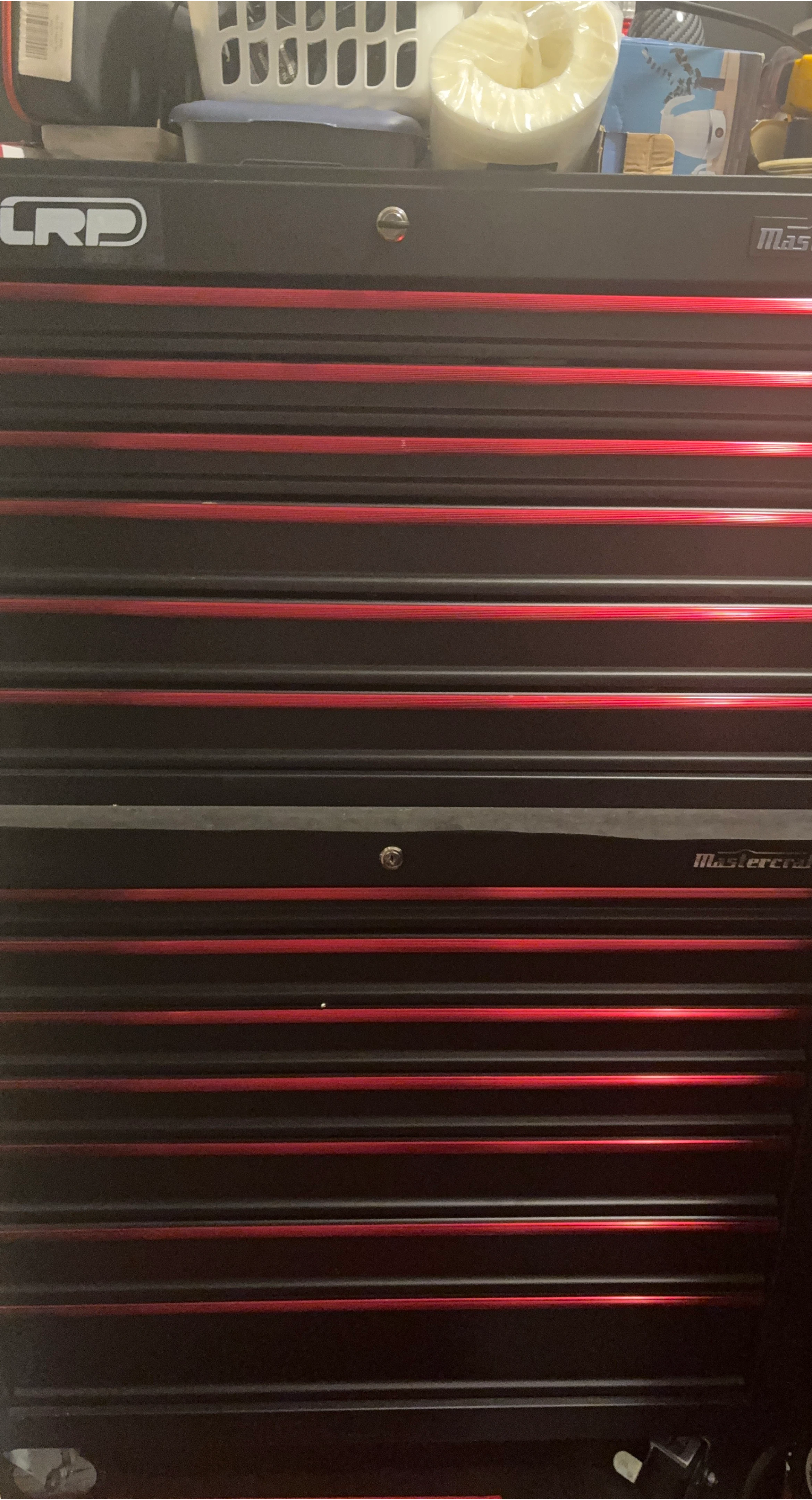 Mastercraft Red and Black Tool Chest