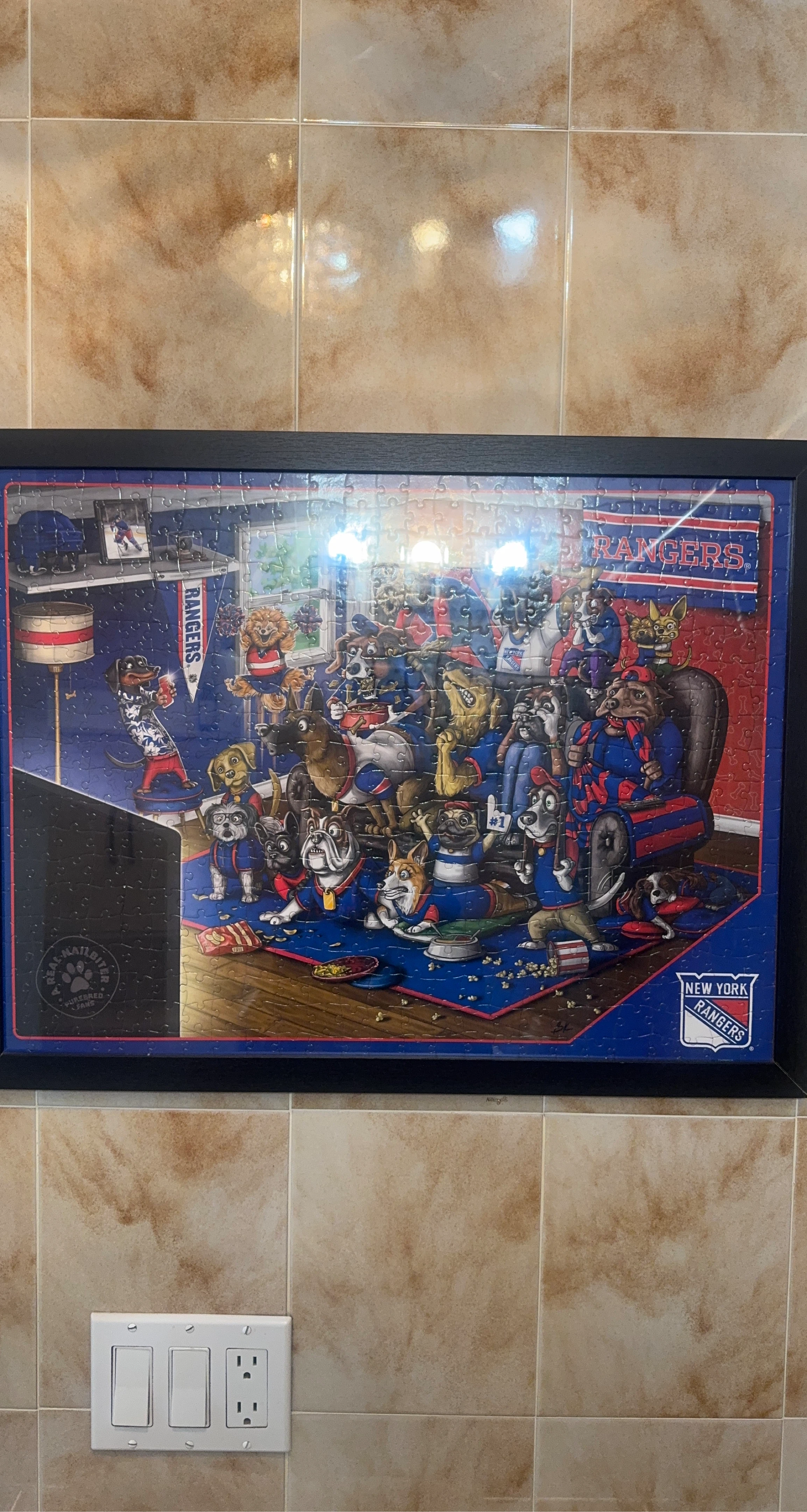 New York Rangers "Real Tailbiter" Puzzle