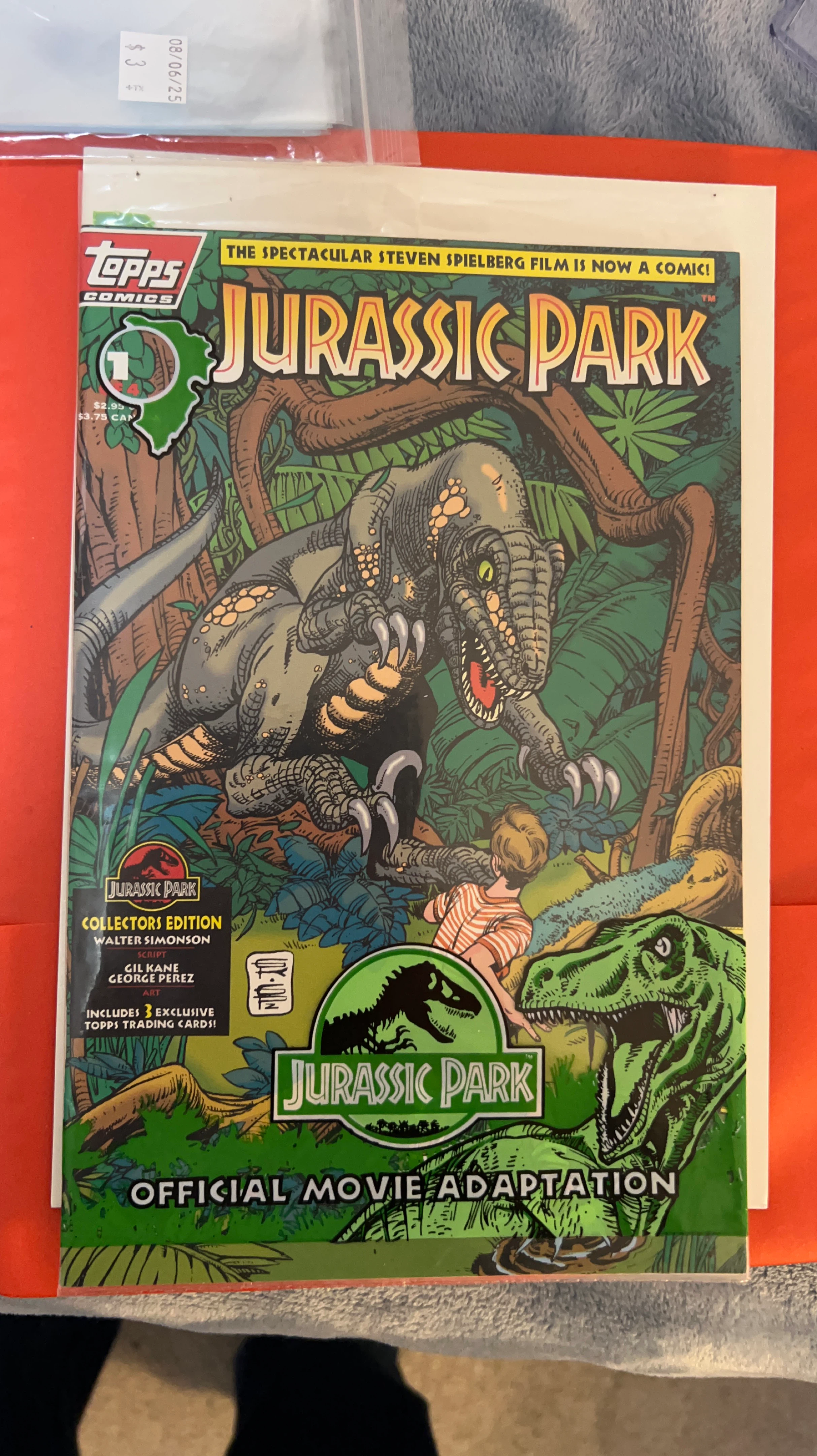 Jurassic Park Collectors Edition Comic - Topps Comics