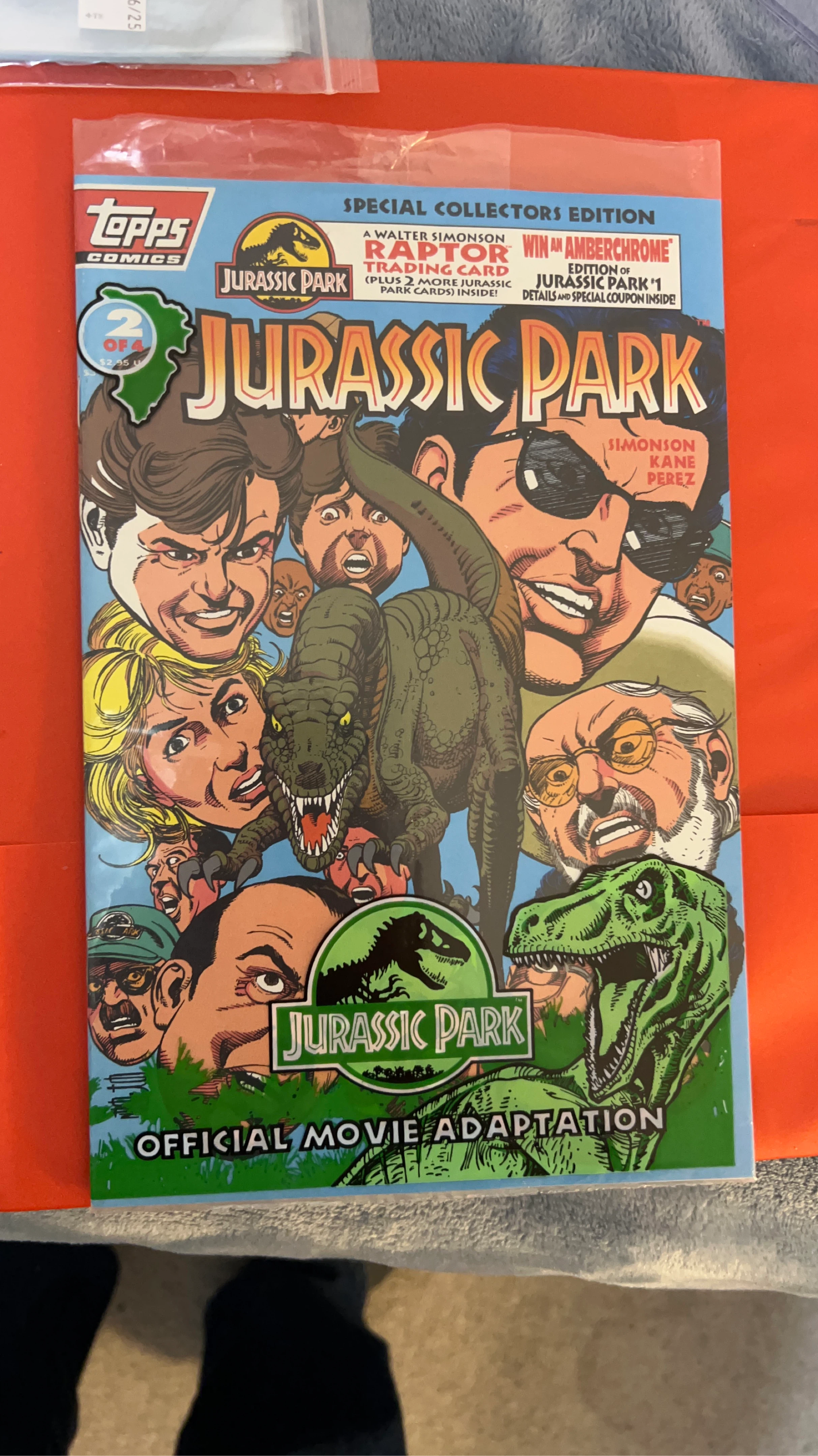 Topps Comics Jurassic Park Official Movie Adaptation #2 of 4