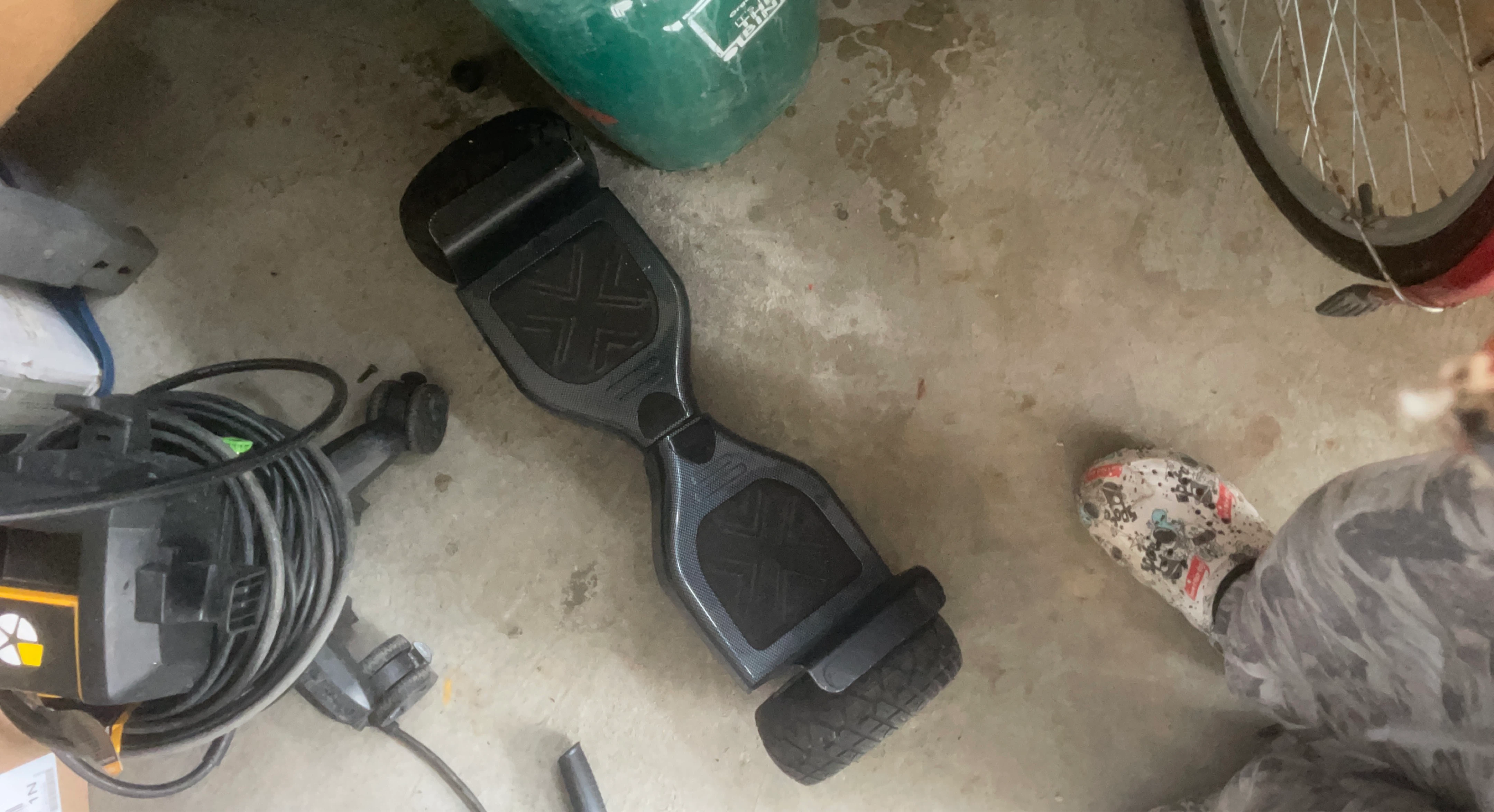 Black Hoverboard Self-Balancing