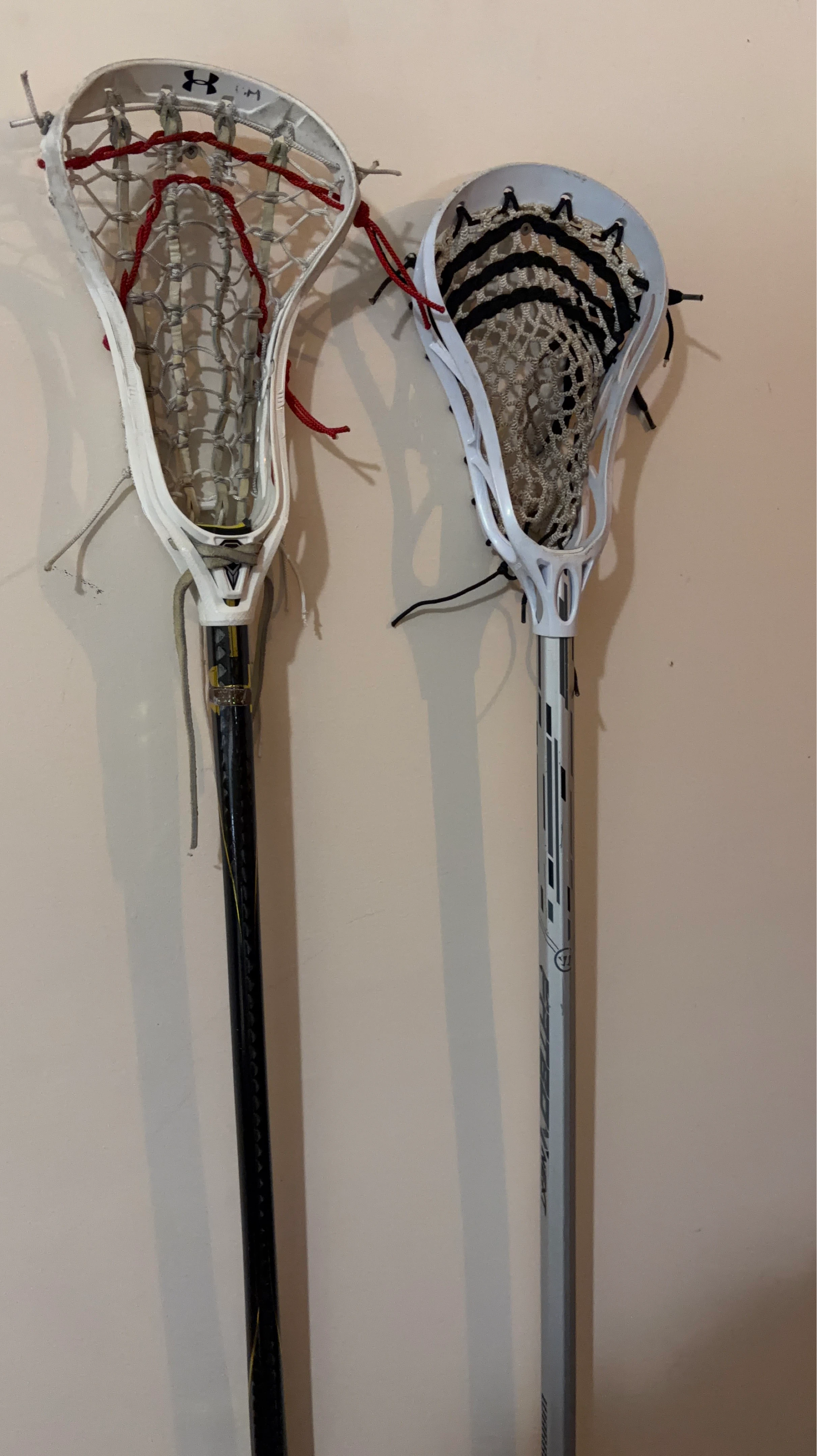 Under Armour & Warrior Lacrosse Sticks