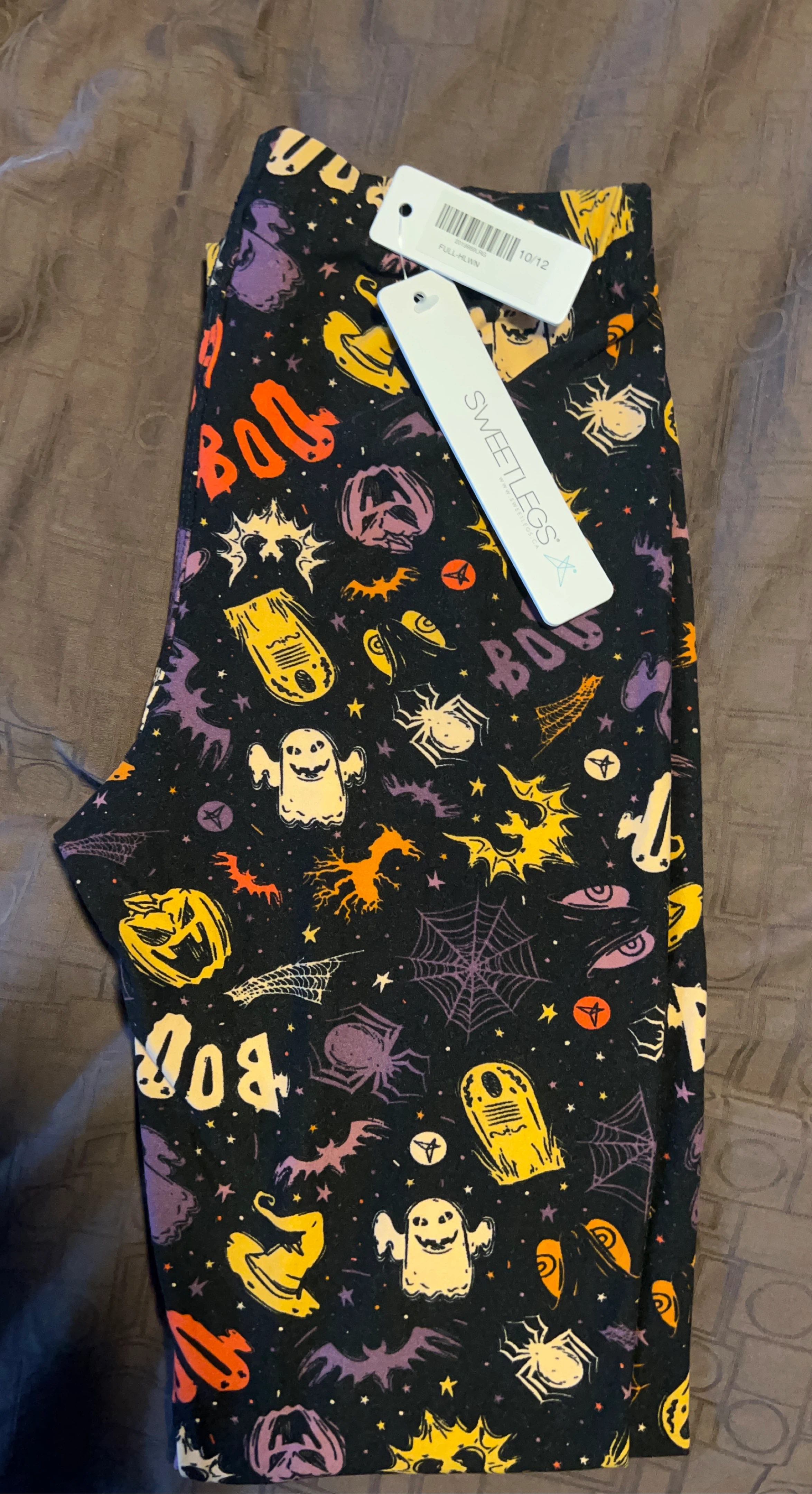 BNWT SweetLegs Halloween Leggings Size 10/12