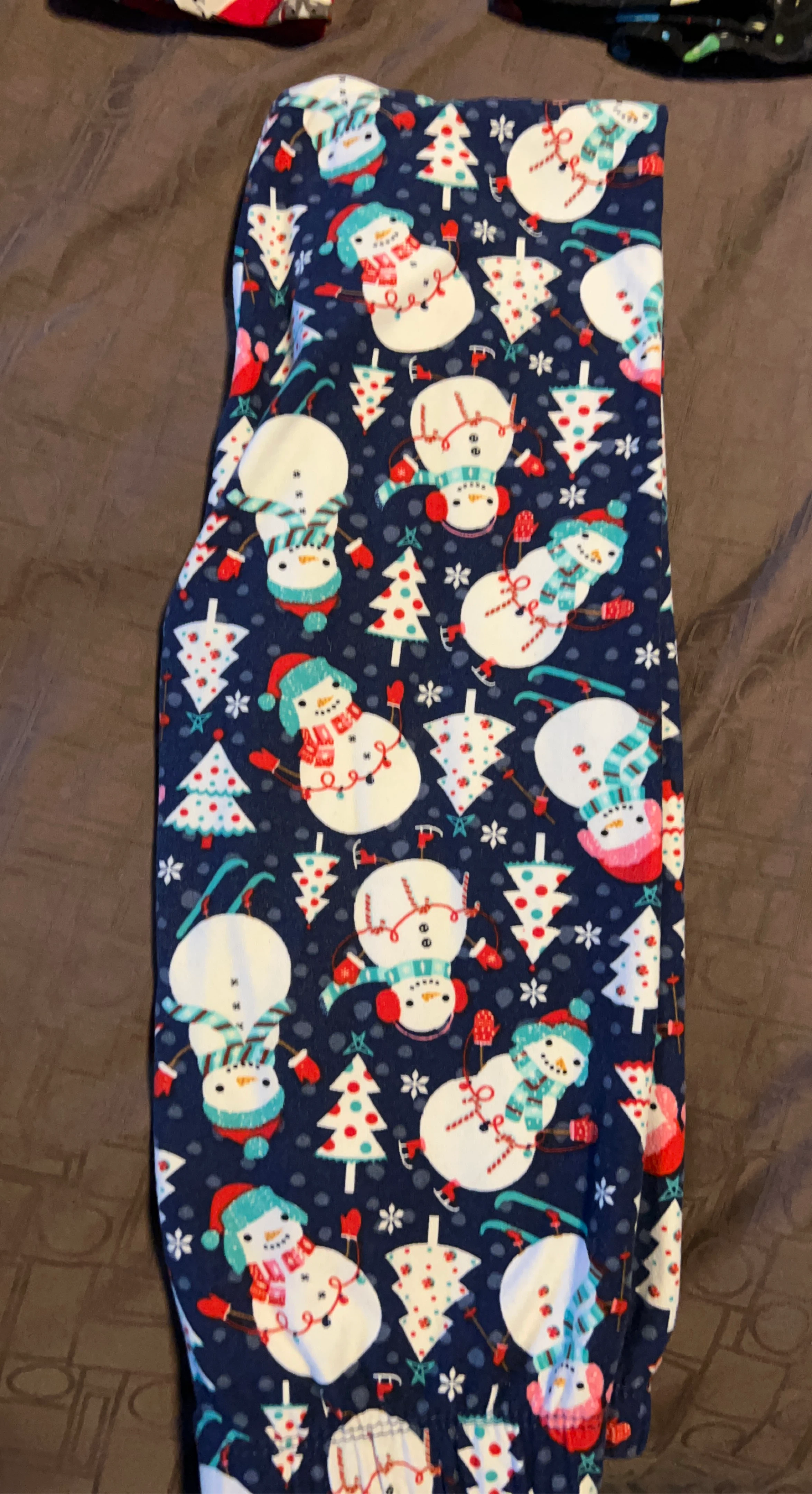 Snowman Christmas Leggings (Kids 10-12)
