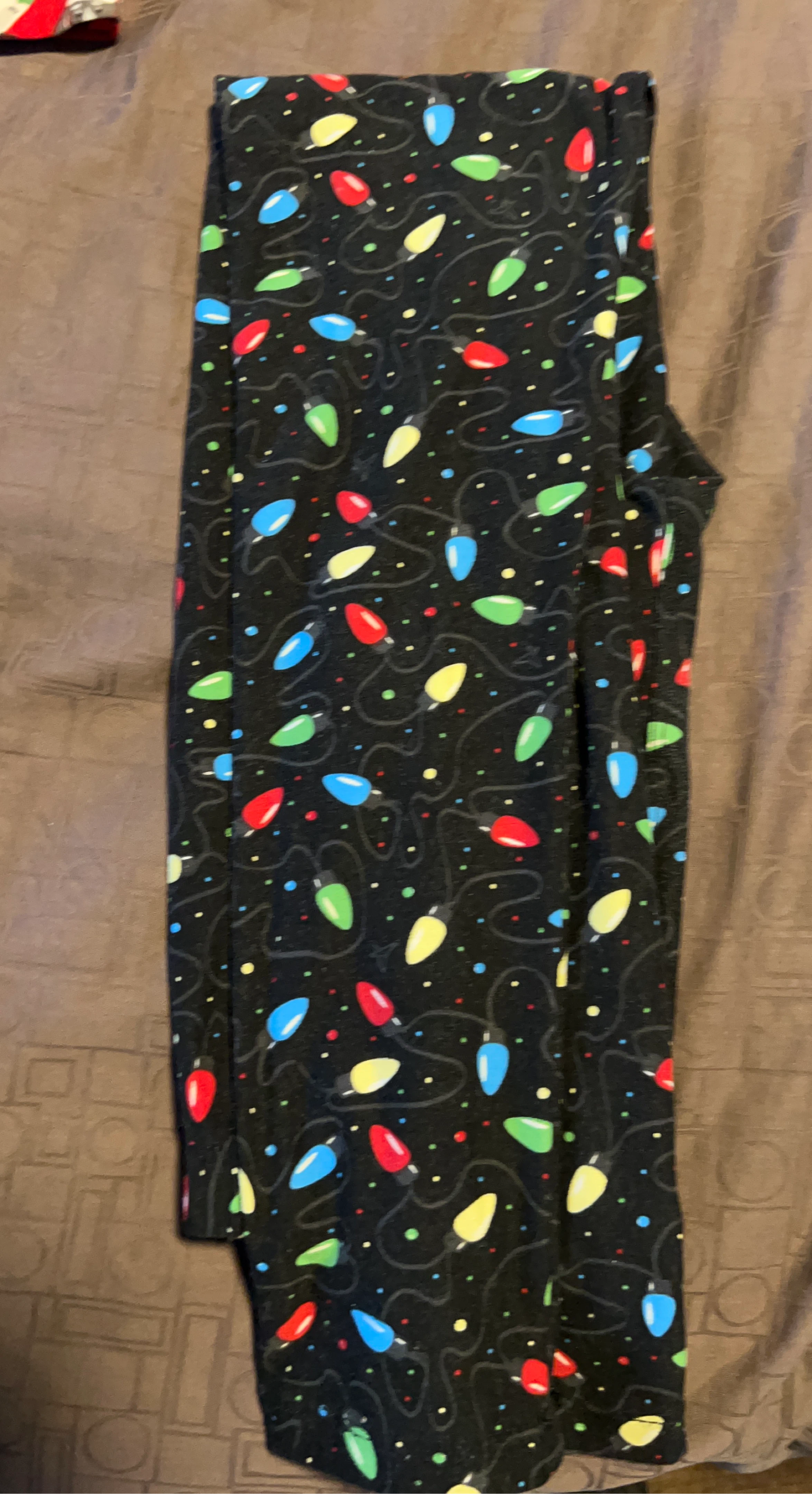 Christmas Lights Leggings (Kids 10-12)