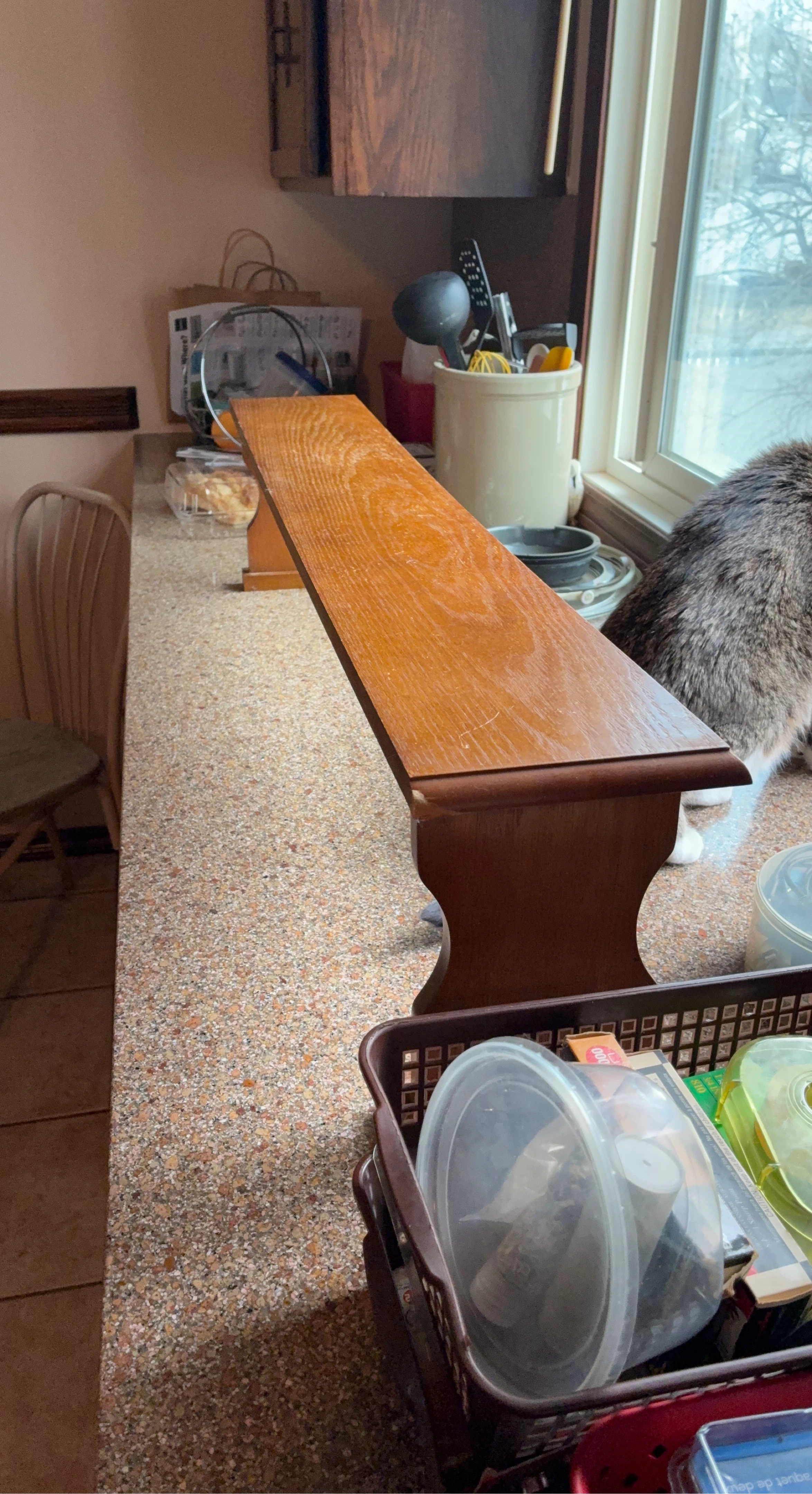 Wooden display stand
